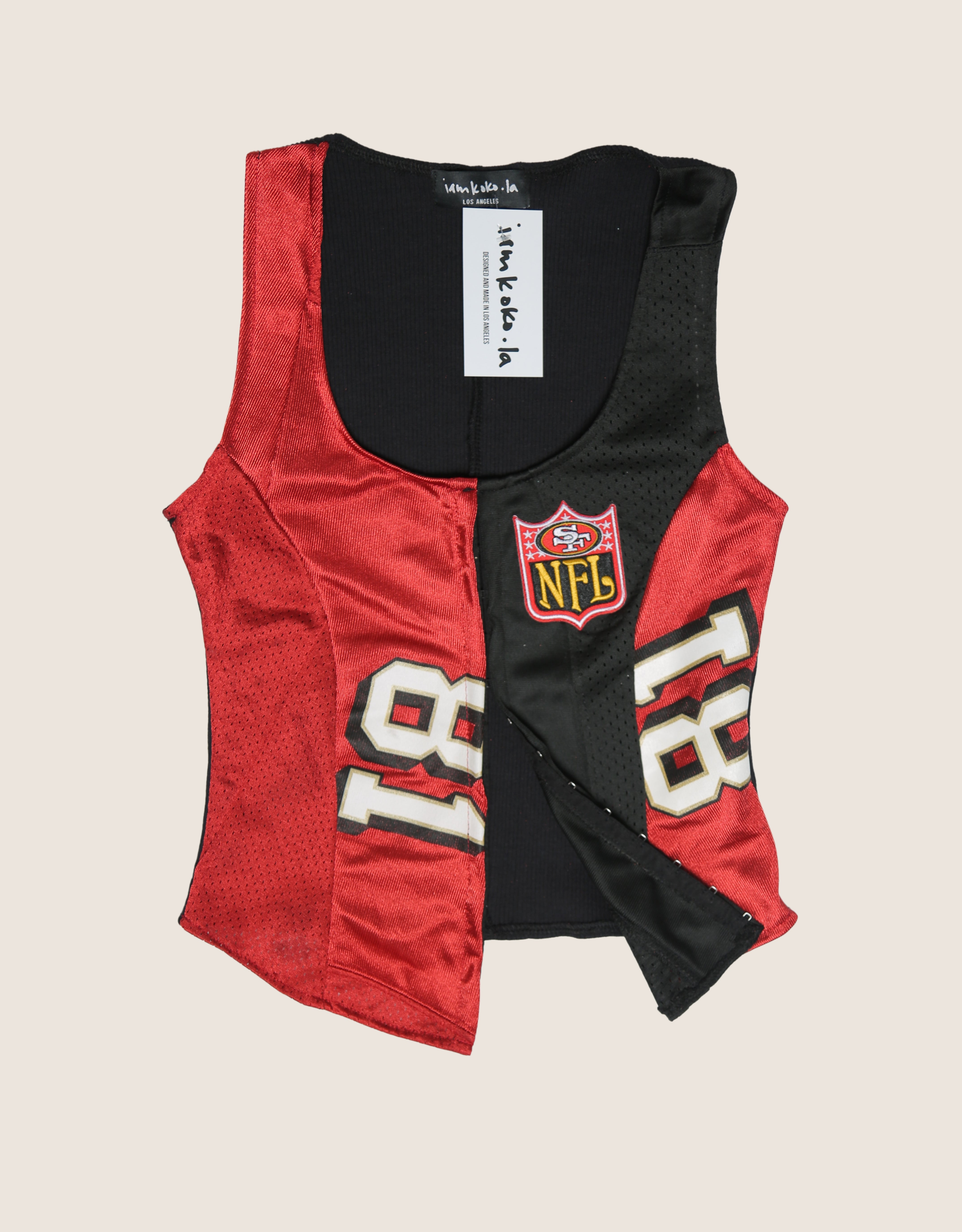 49ers hook and eye tank (extra small)