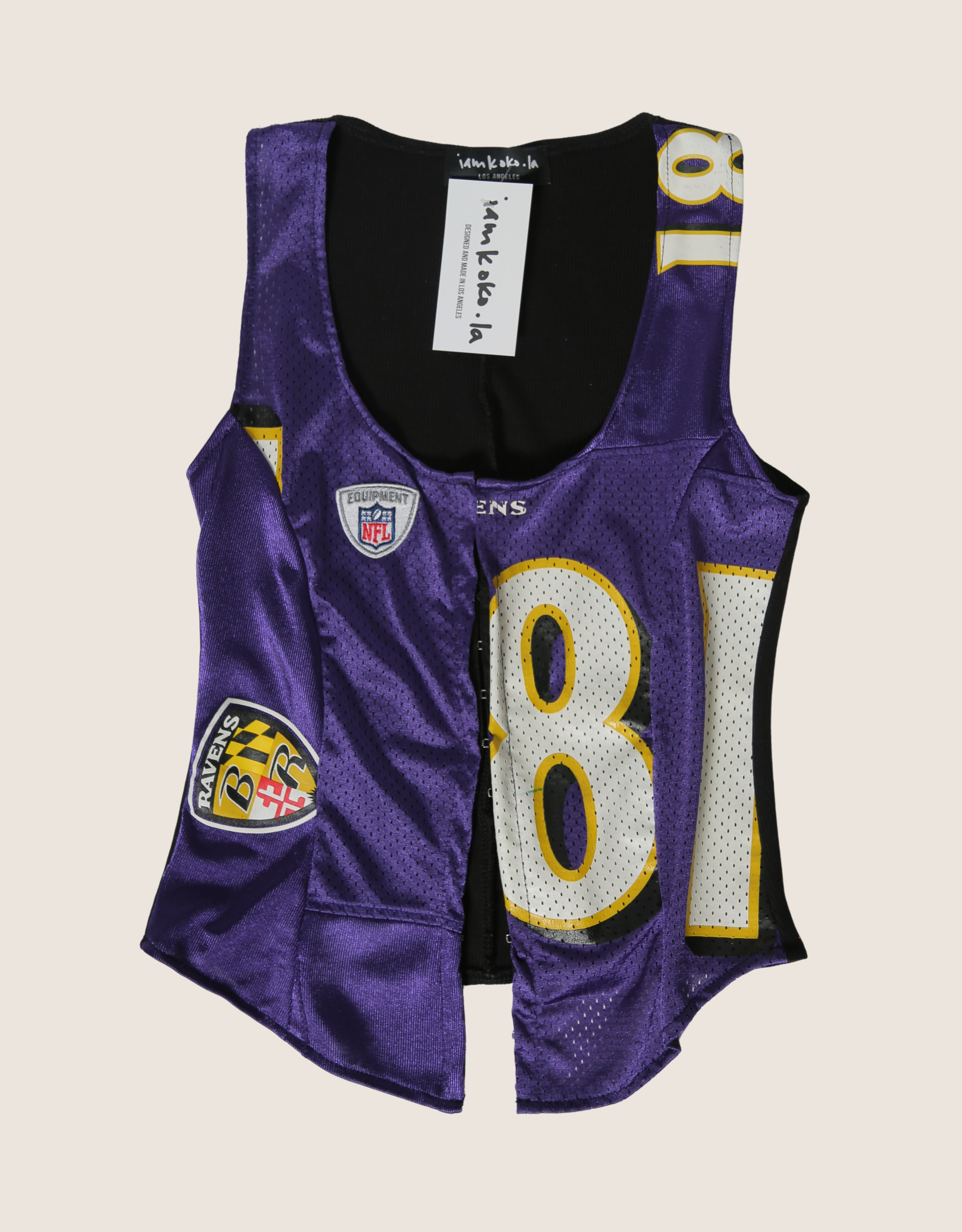 ravens hook and eye tank (extra small)