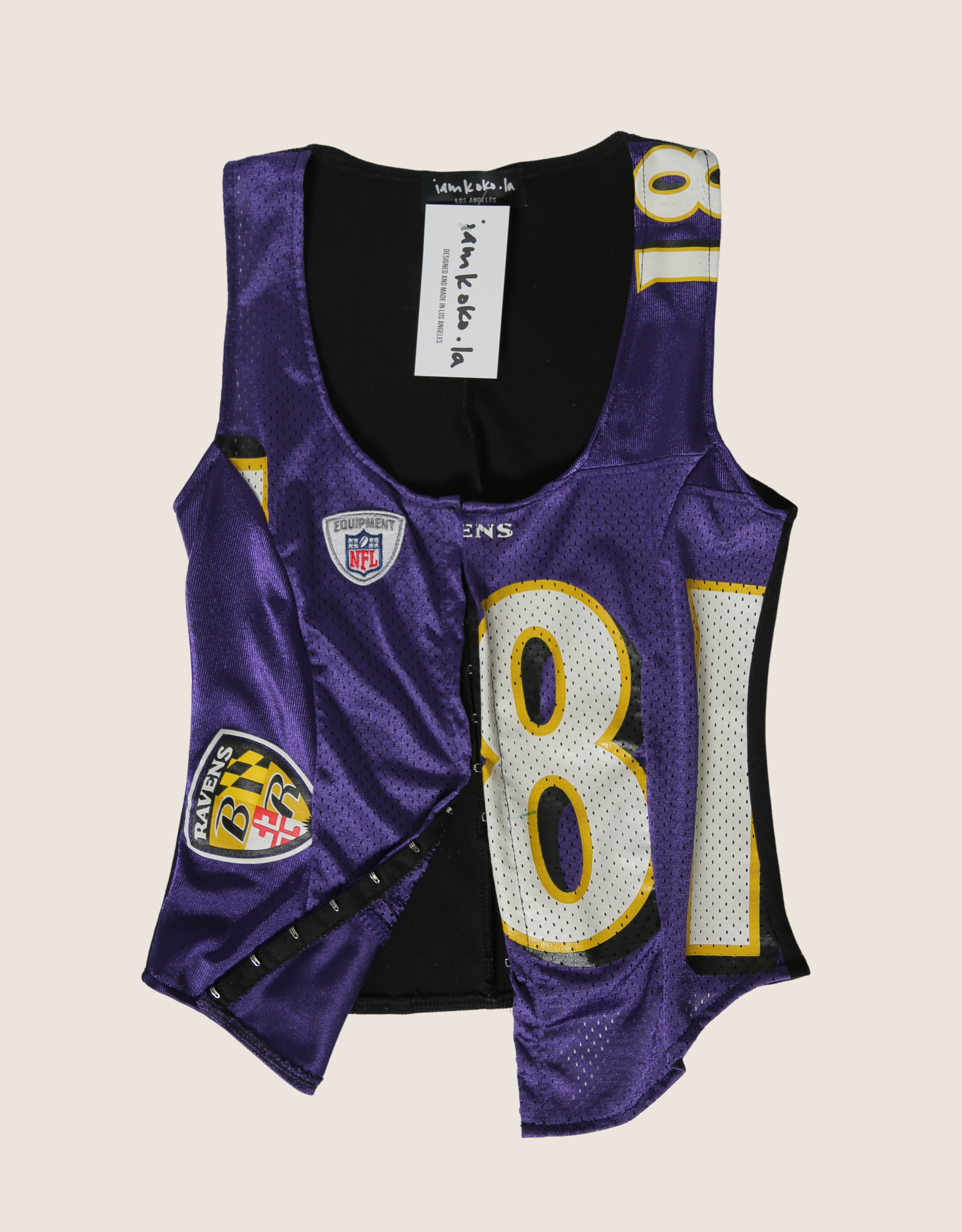 ravens hook and eye tank (extra small)