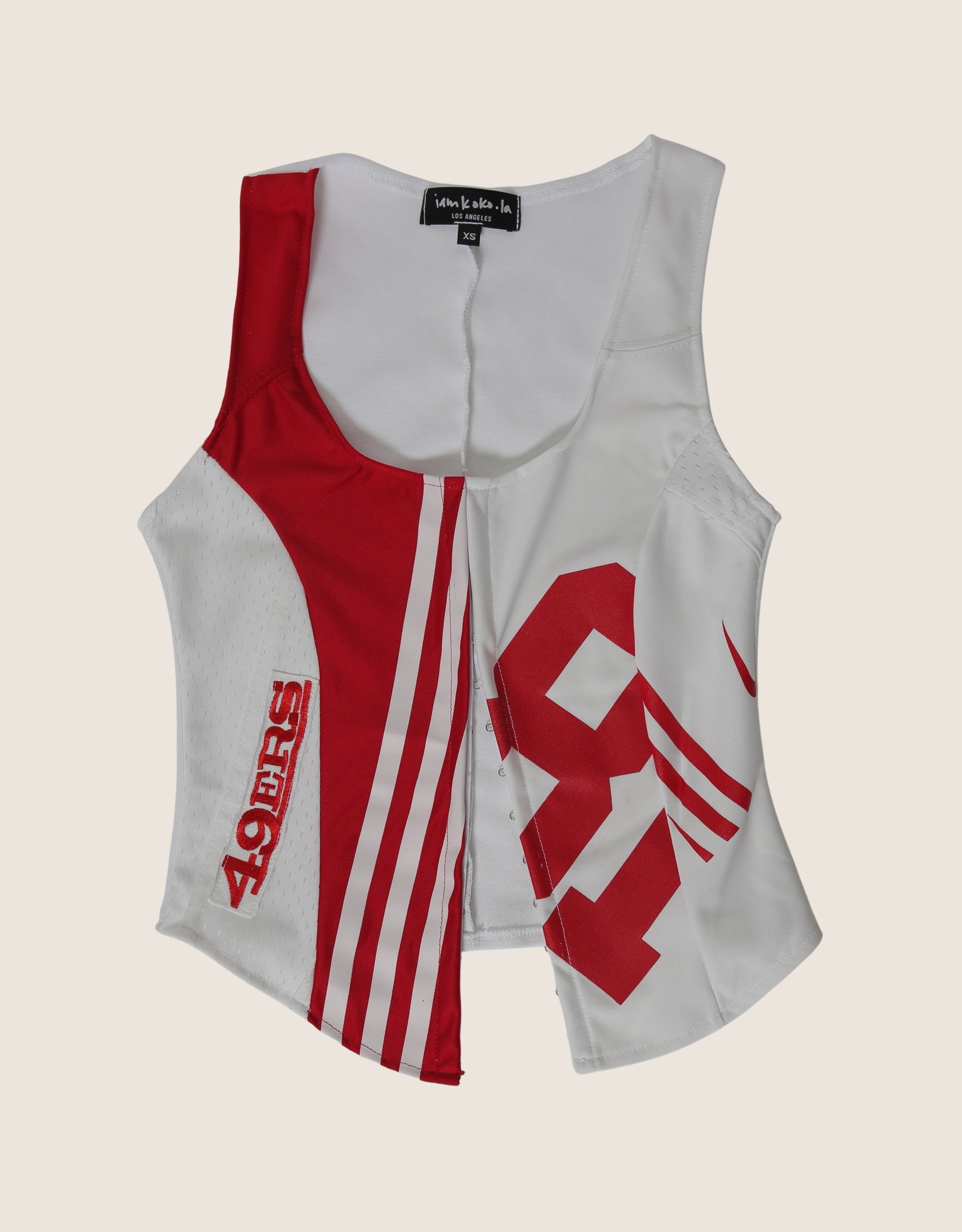 49ers hook and eye tank (extra small)