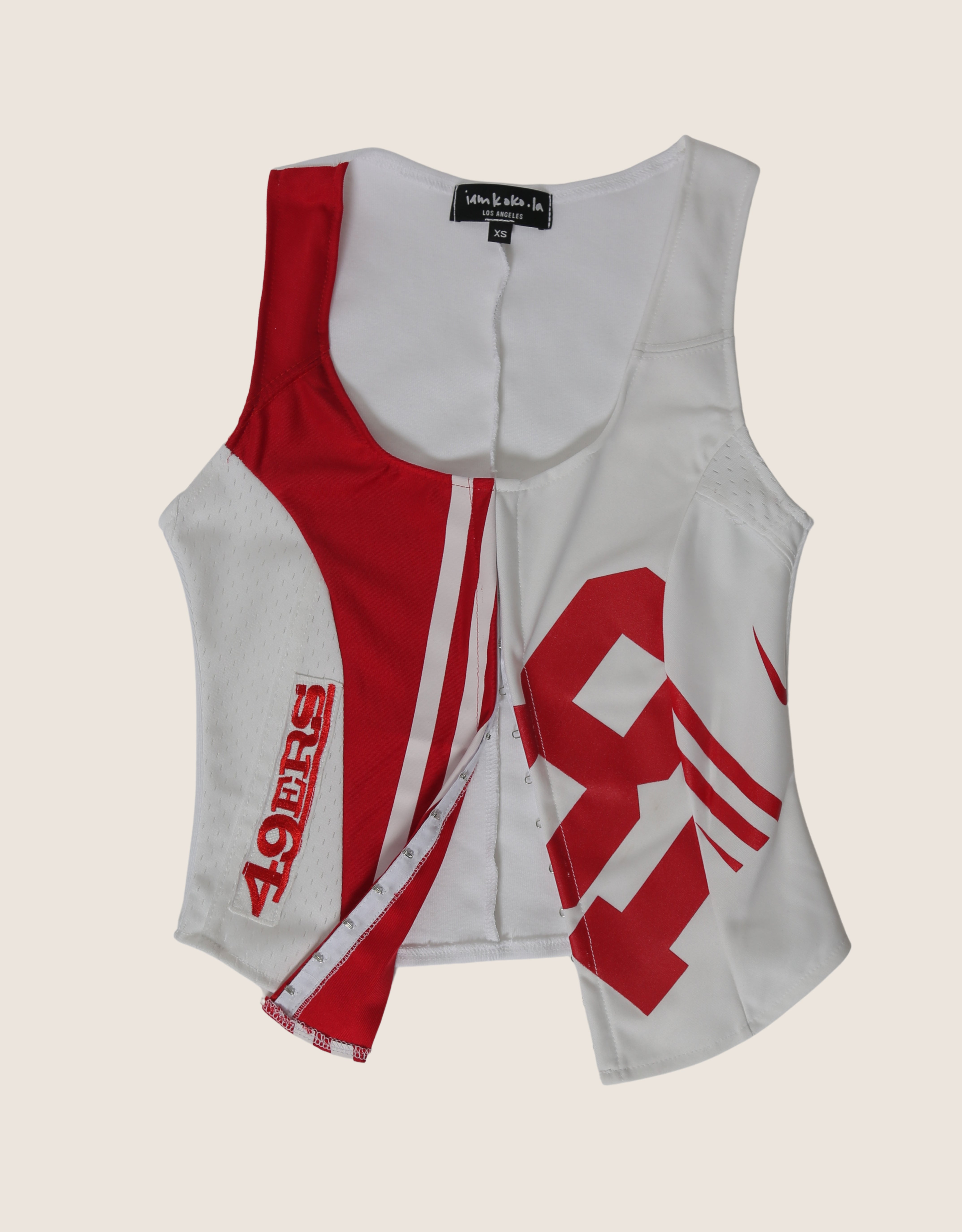 49ers hook and eye tank (extra small)