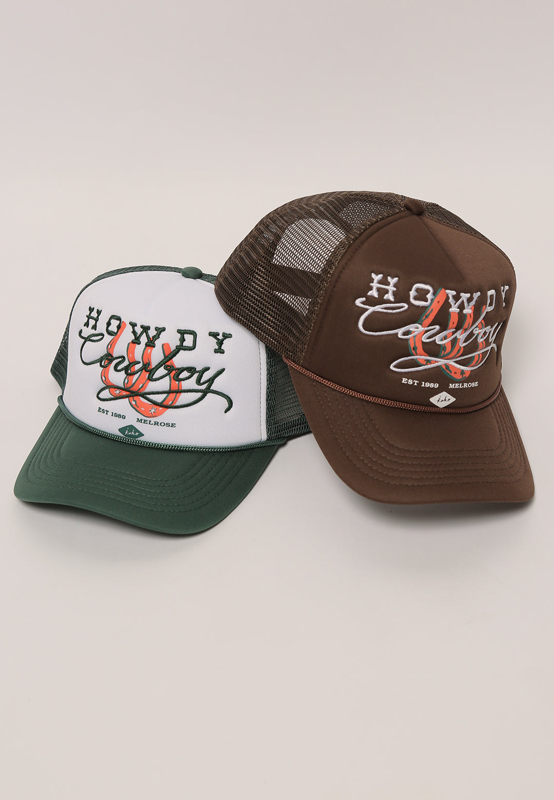 howdy cowboy trucker hats