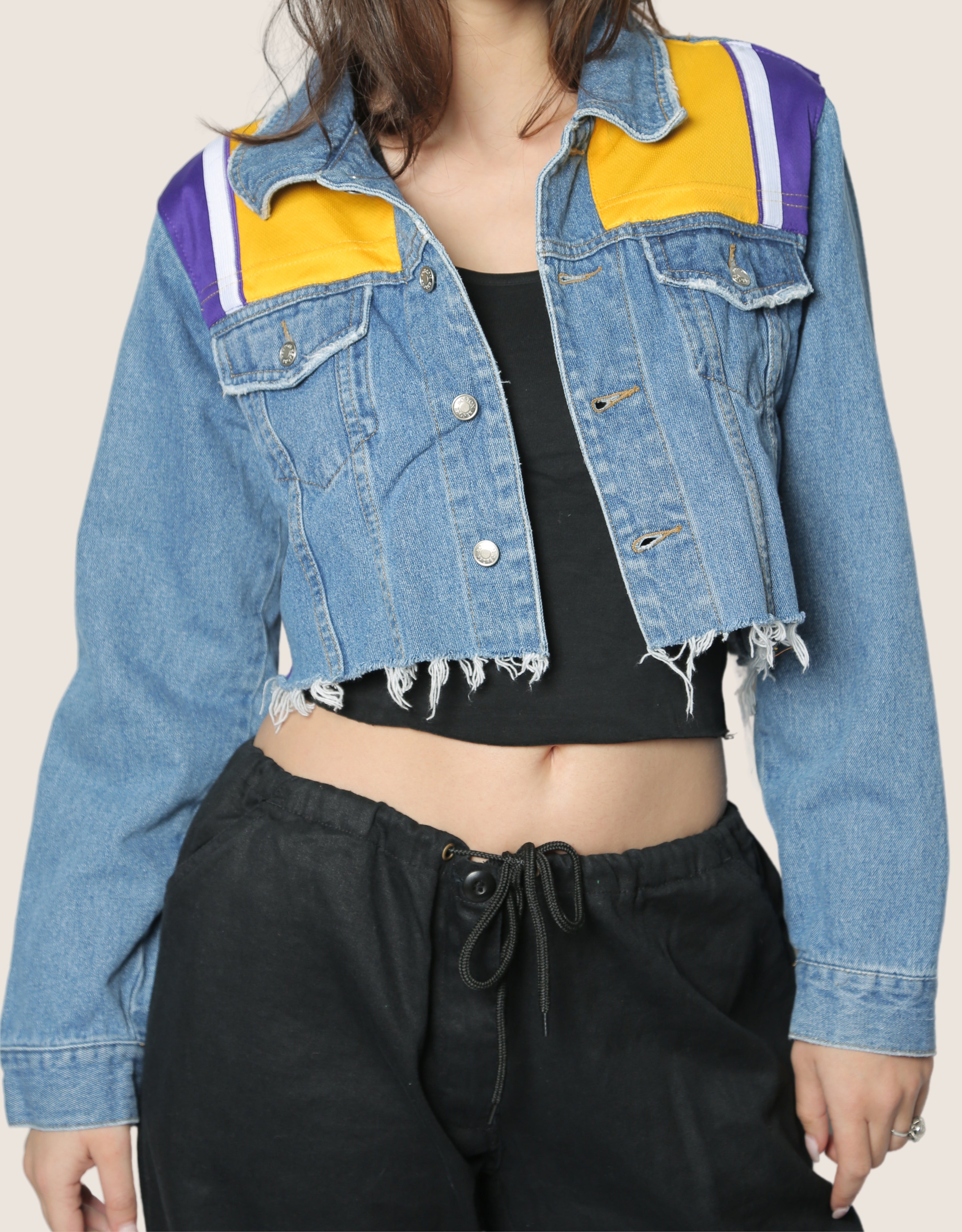Lakers Kobe Bryant reworked denim jacket