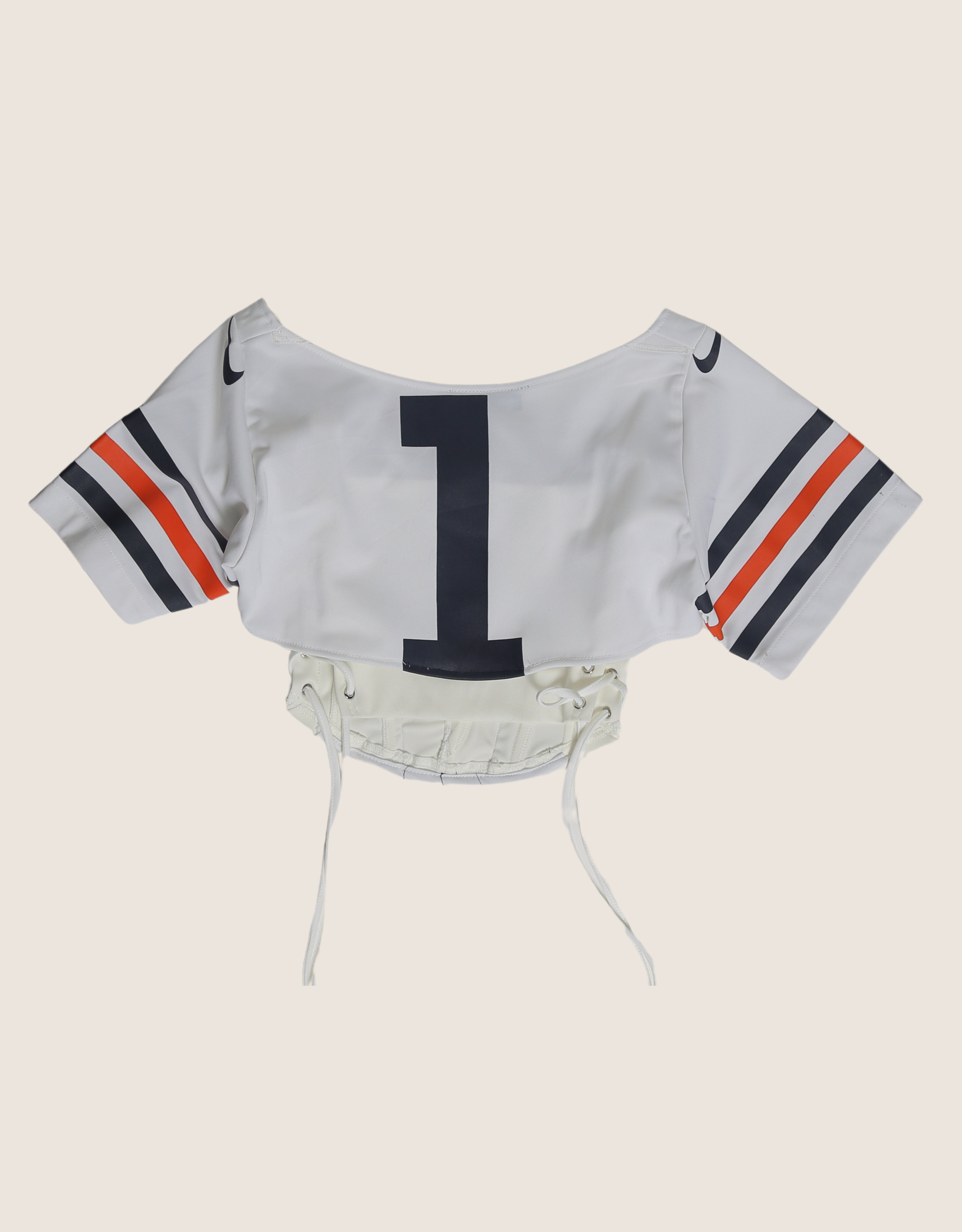 #1 reworked cropped corset with matching shrug (S)