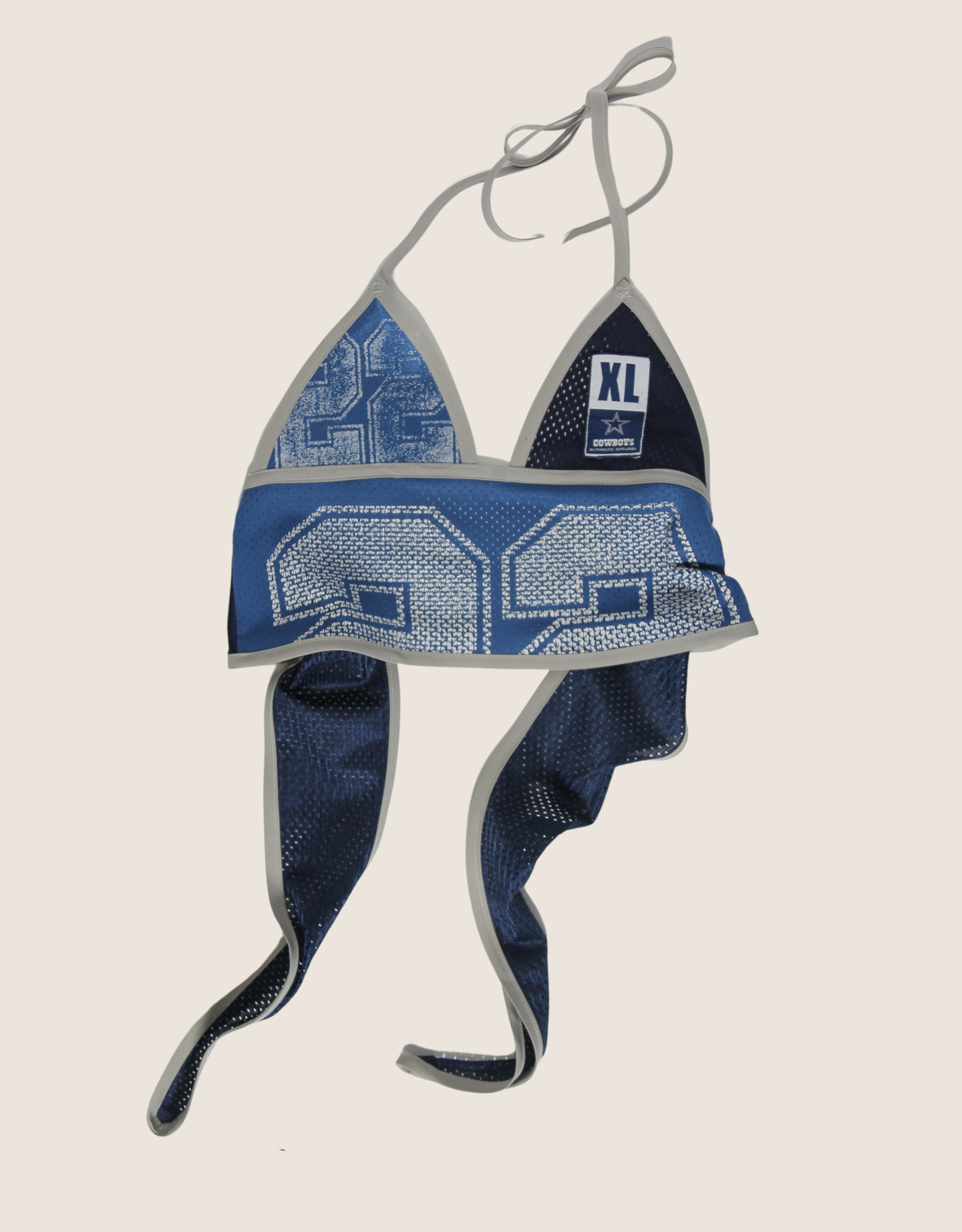 cowboys jersey halter top