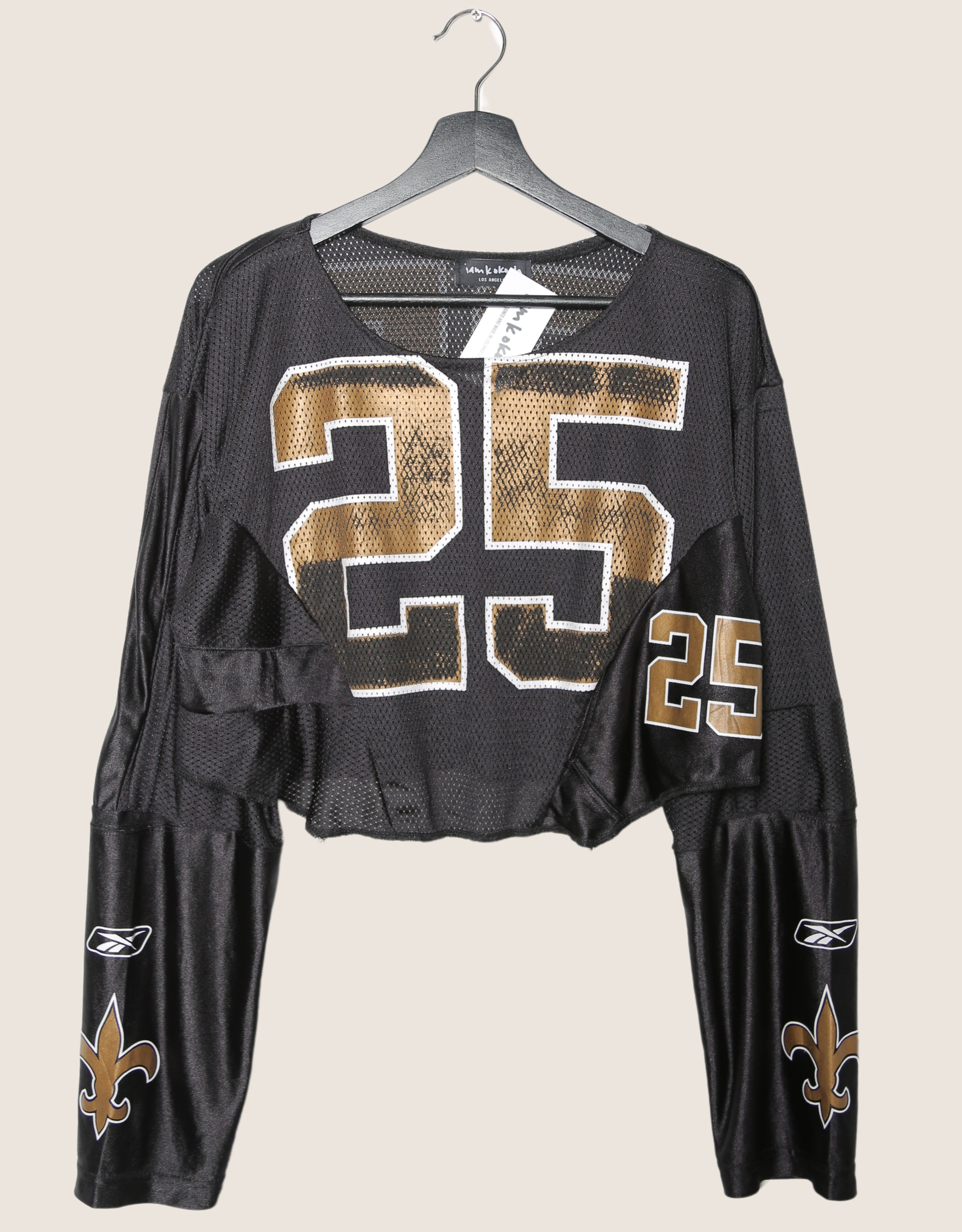 saints reworked mixed jersey long sleeve