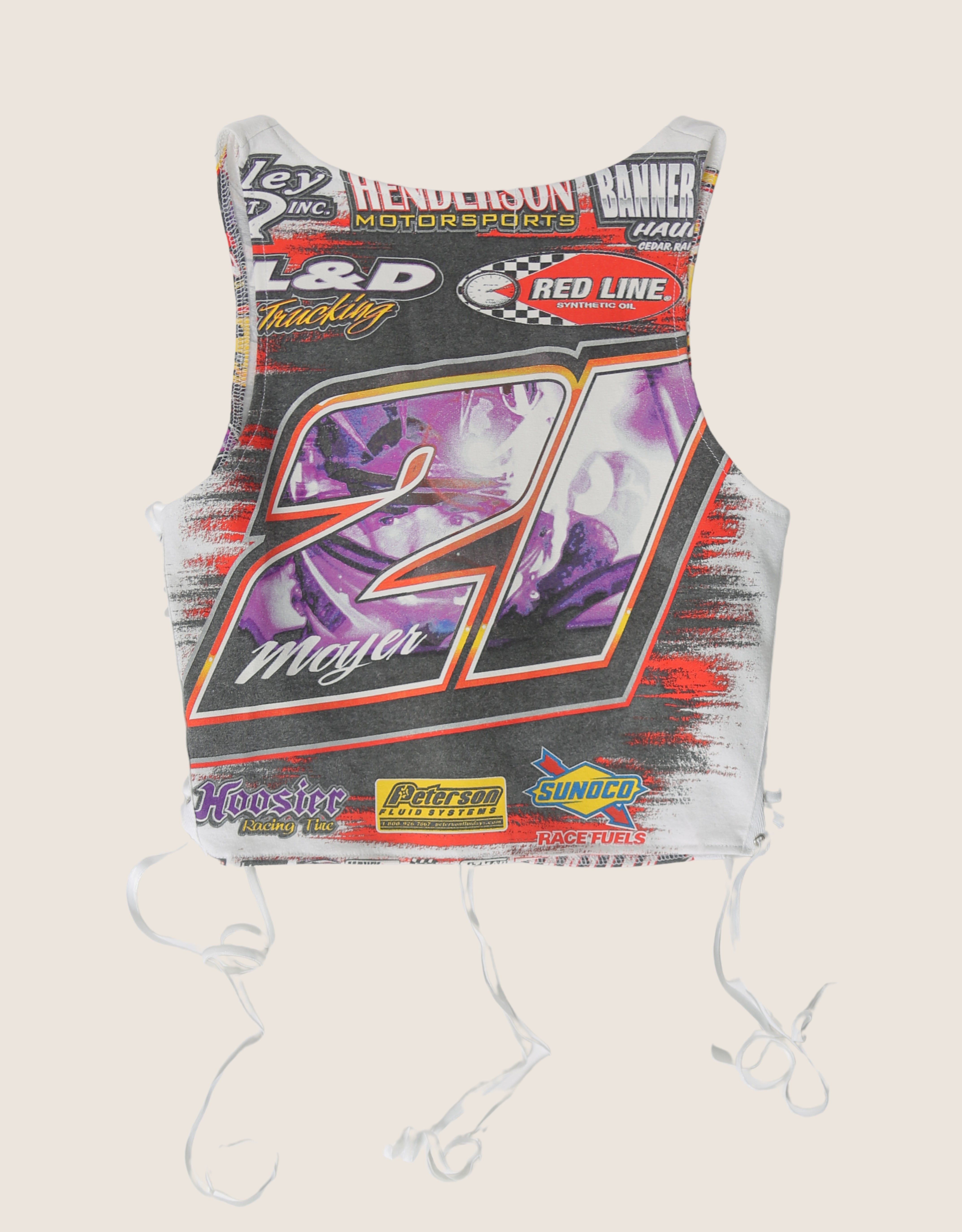 moyer racing all laced up reworked tank (small/medium)