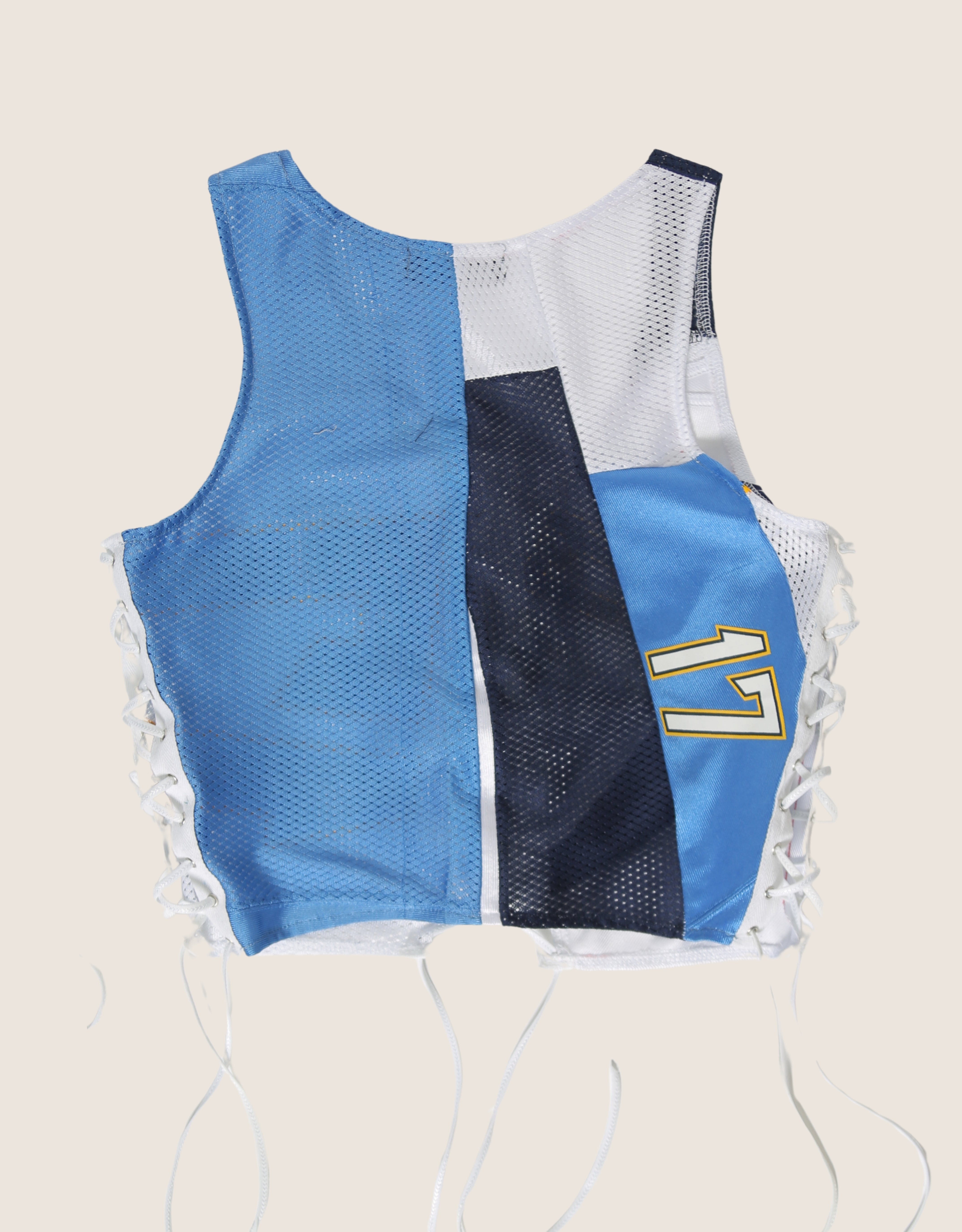 chargers all laced up reworked tank (medium/large)