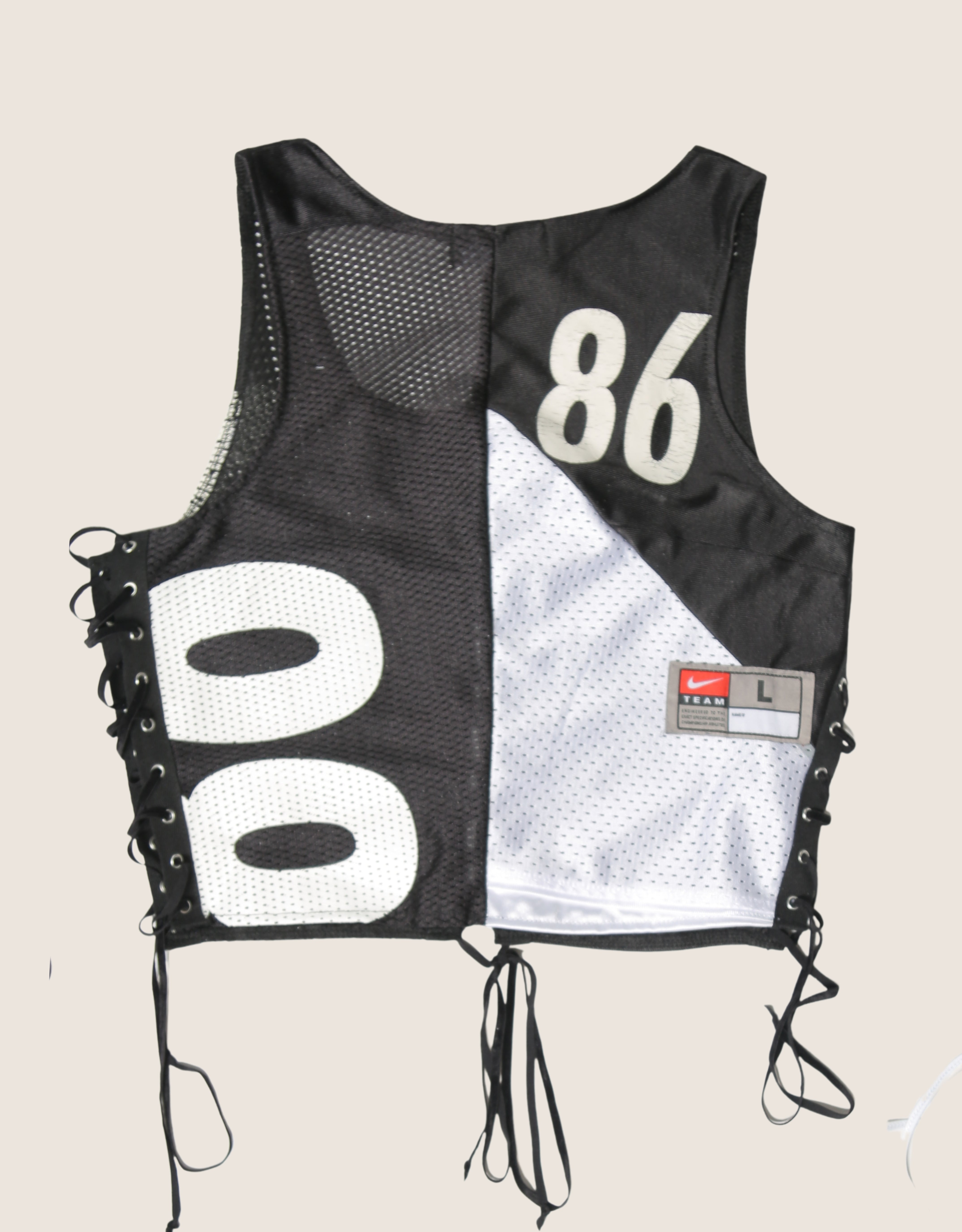 steelers all laced up reworked tank (medium/large)