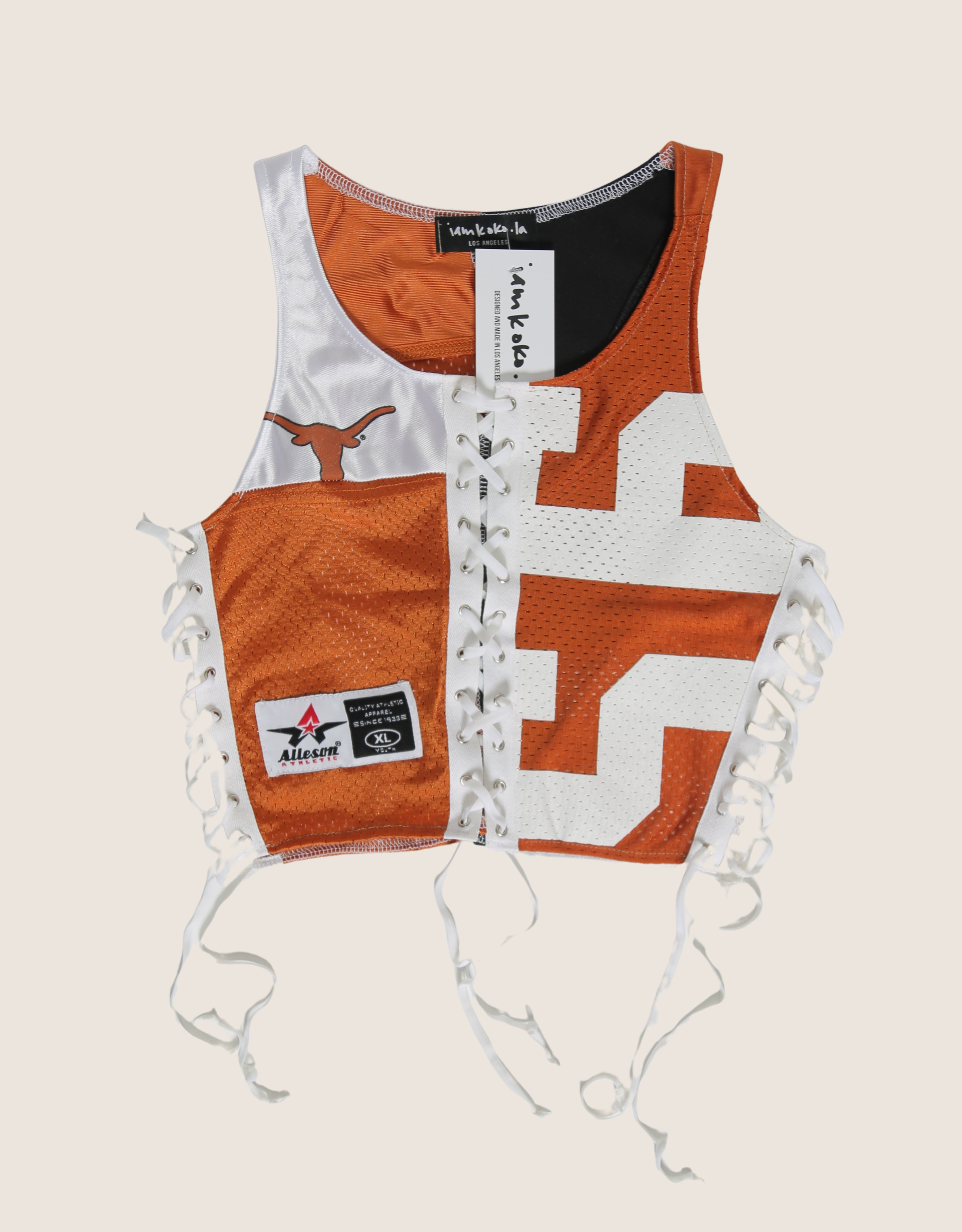 longhorns all laced up reworked tank