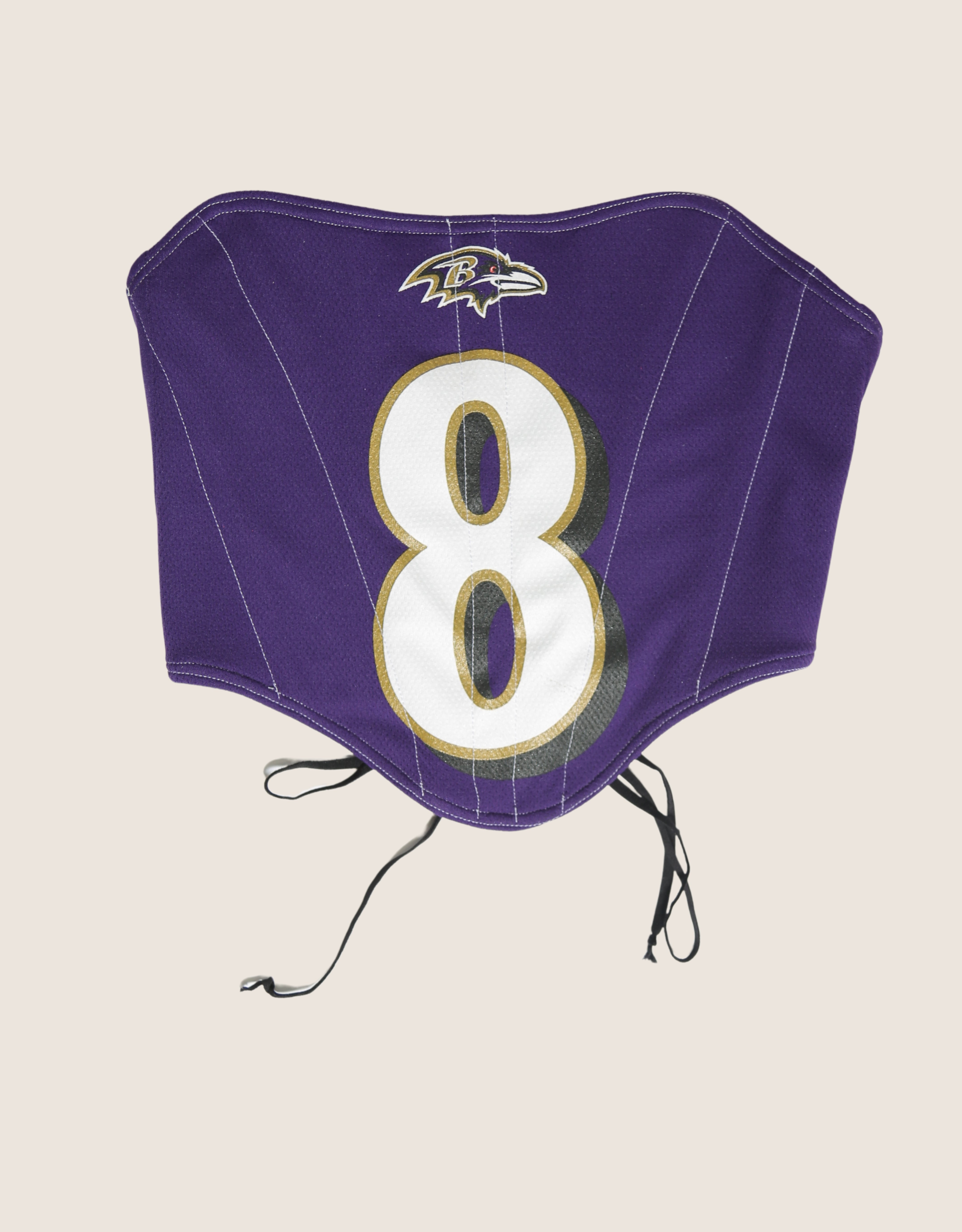 ravens #8 strapless lace front corset