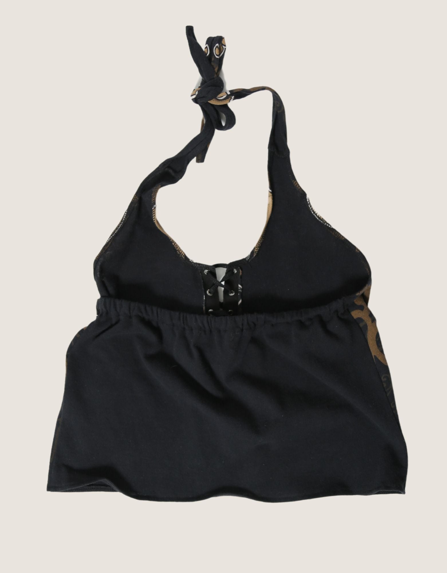 new orleans saints lace front halter top
