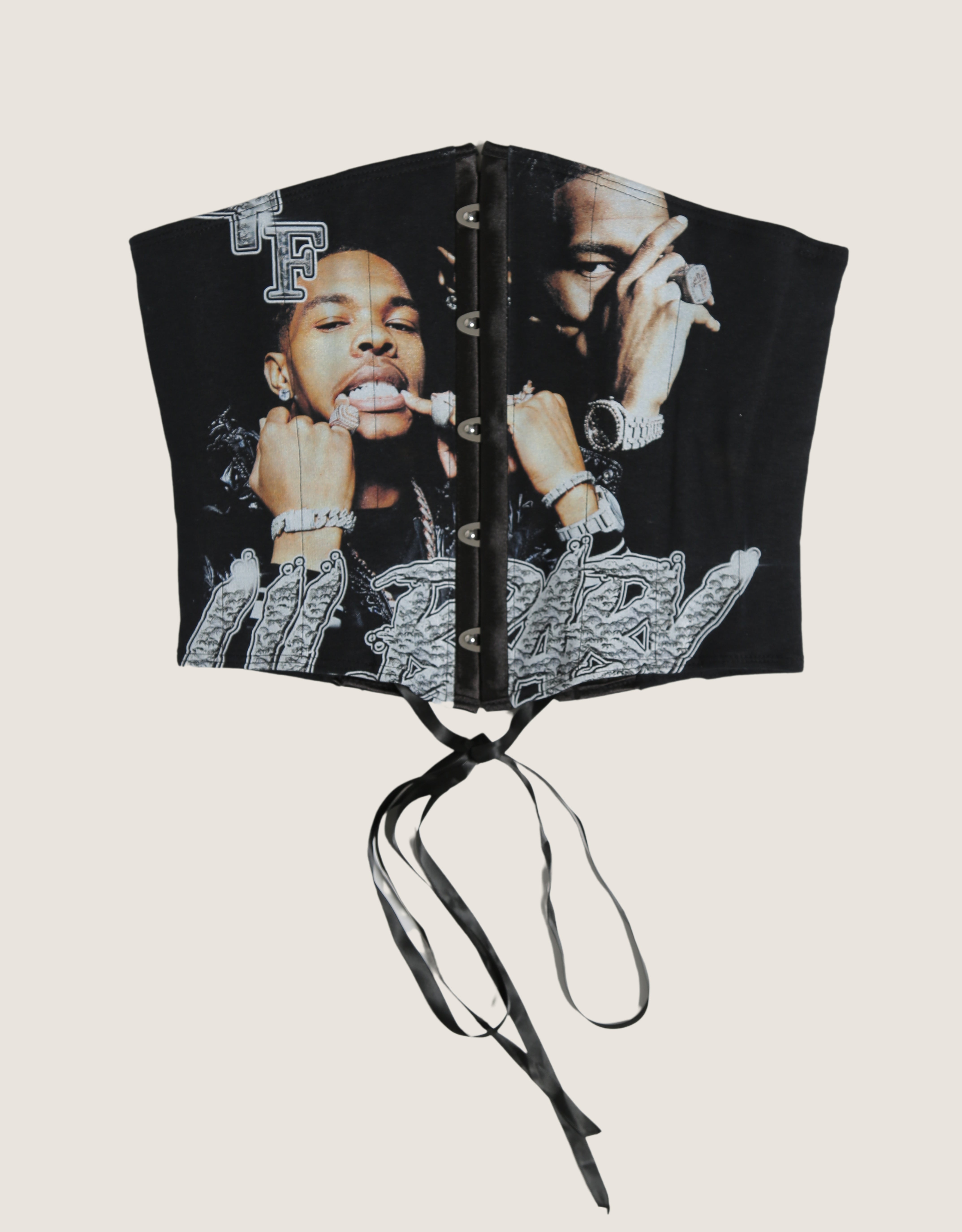 custom lil baby snap corset