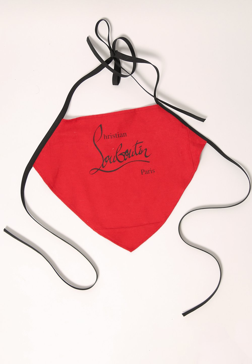 louboutin open back halter top