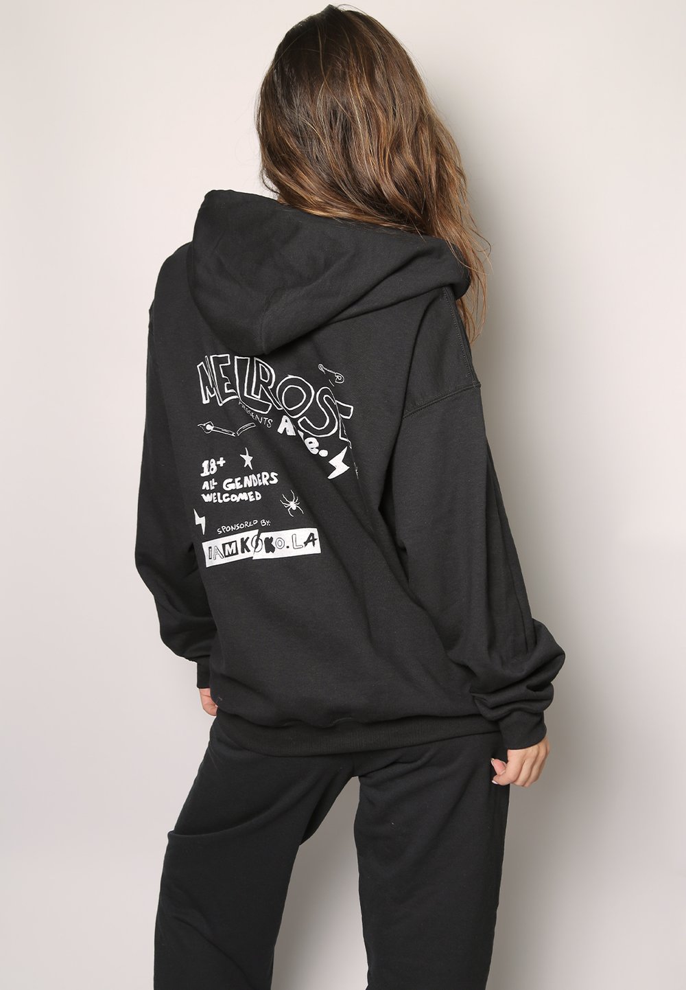 melrose iamkoko.la original zip hoodie