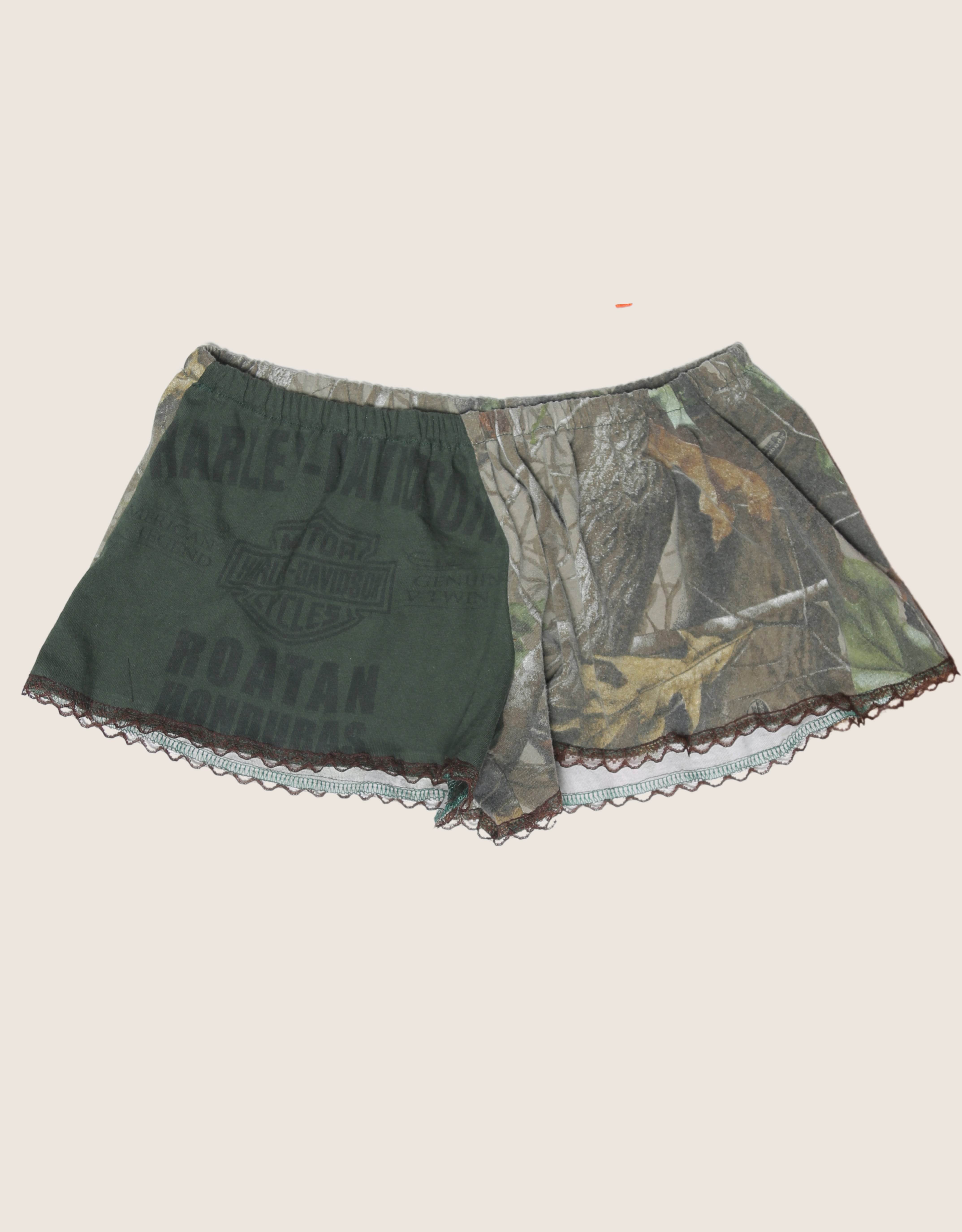 harley honduras reworked mini shorts (S)