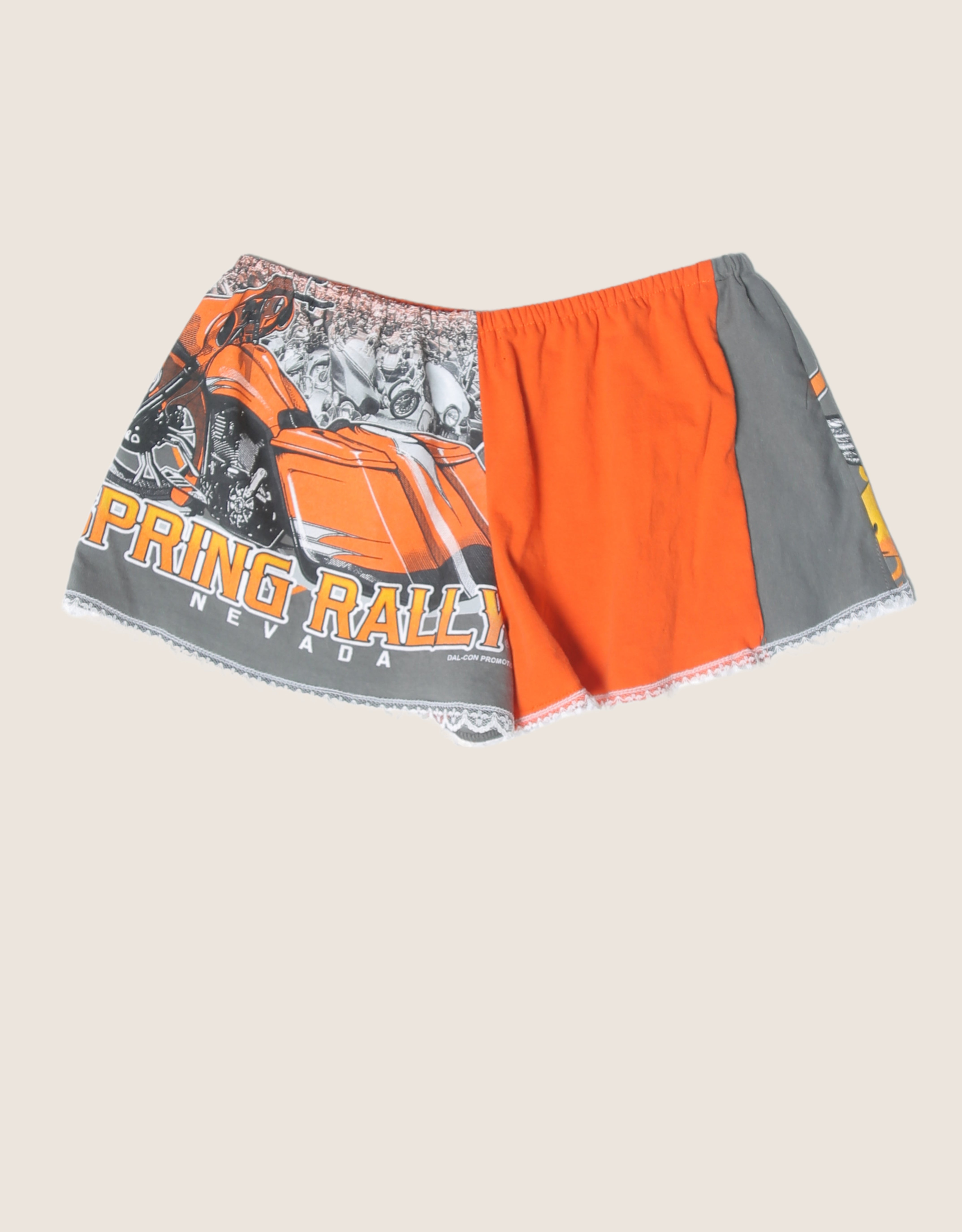 sturgis ralley reworked mini shorts (s)