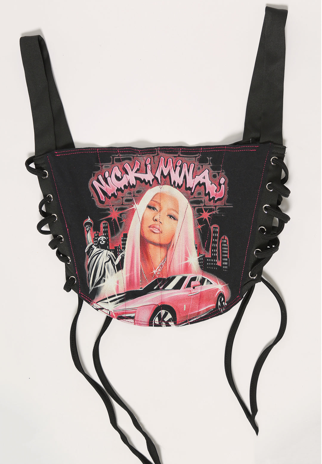 *PRE-ORDER* custom Nicki Minaj side lace up corset