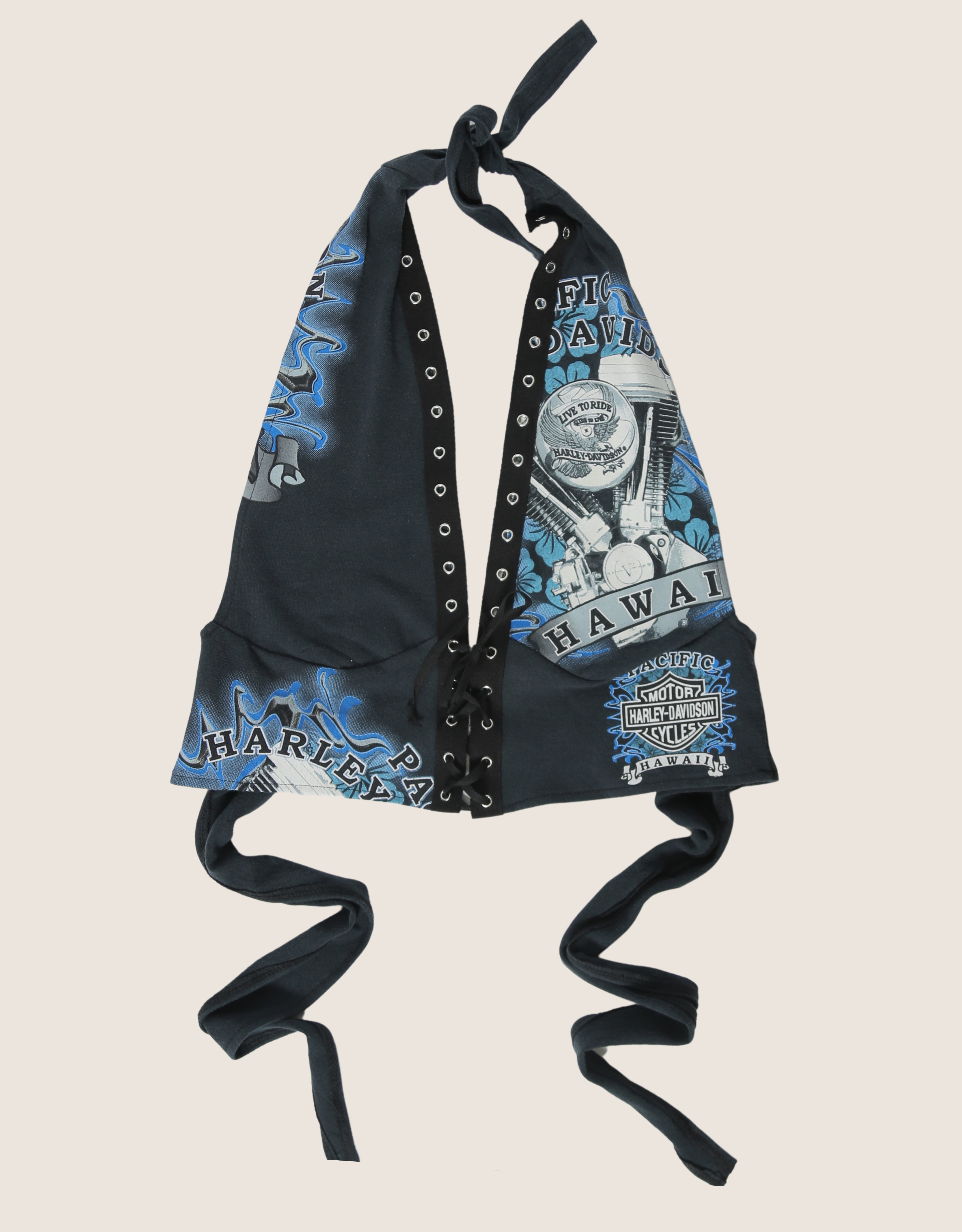 harley hawaii plunge halter top