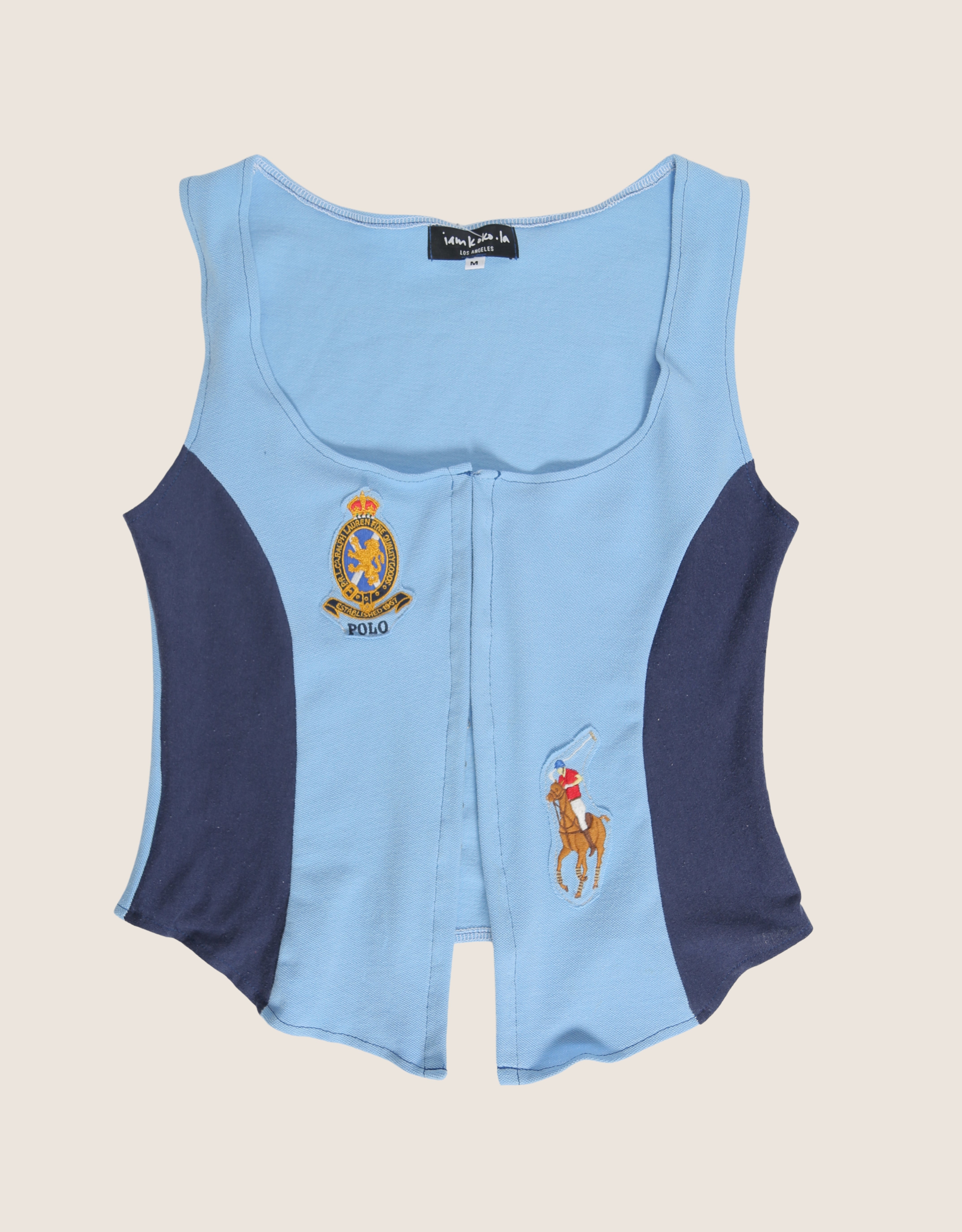 polo hook and eye tank