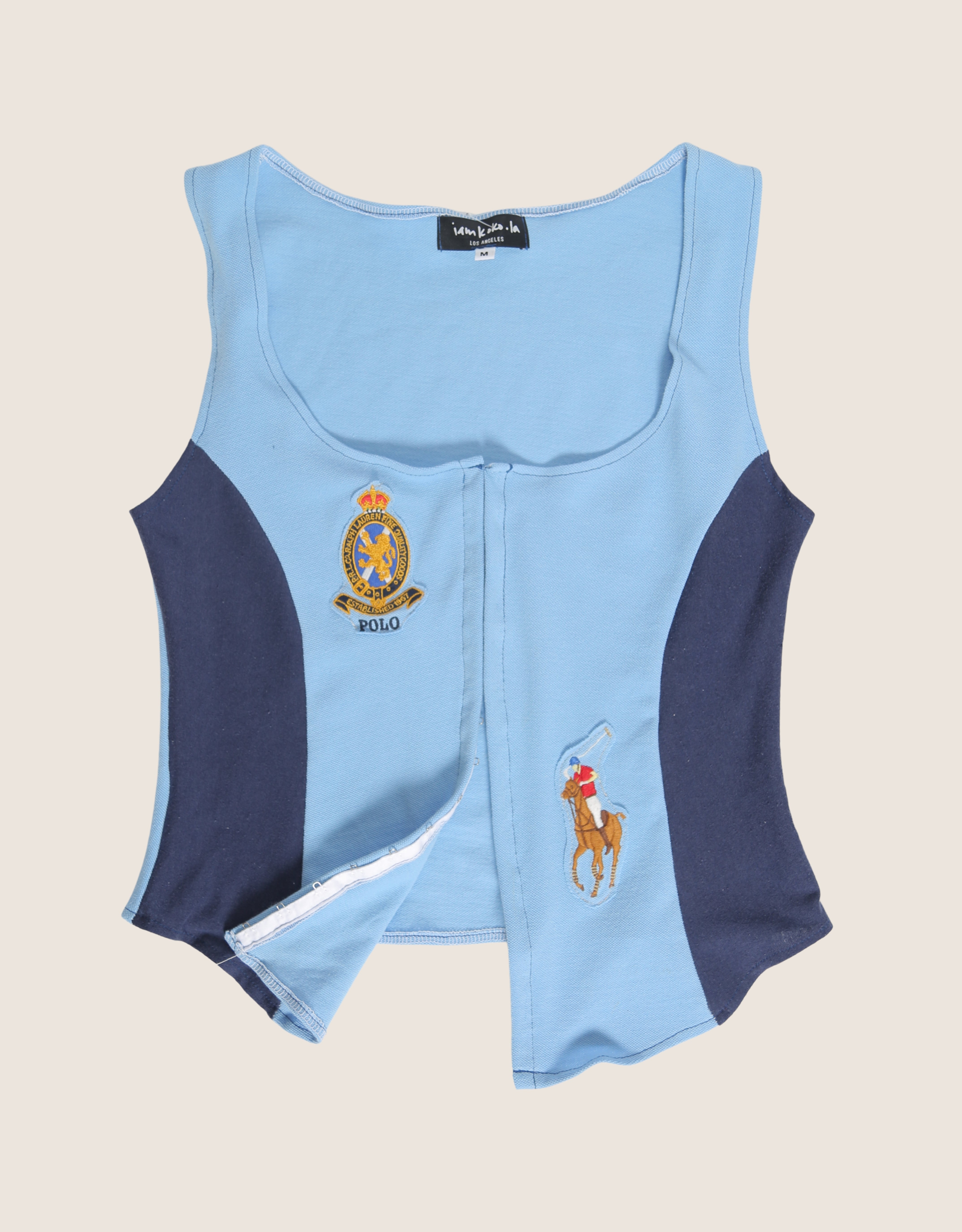 polo hook and eye tank