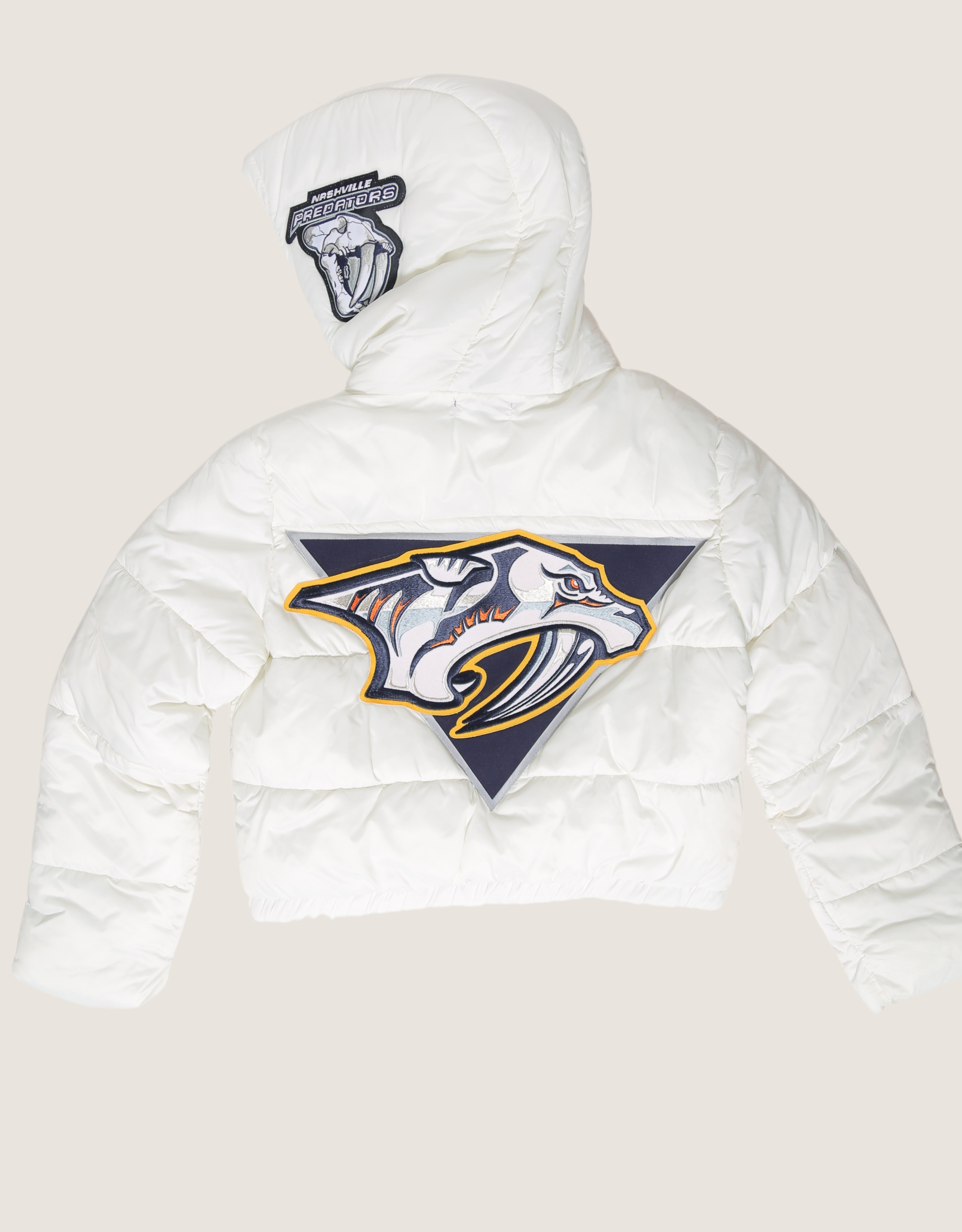 Nashville Predators patched reworked puffer jacket