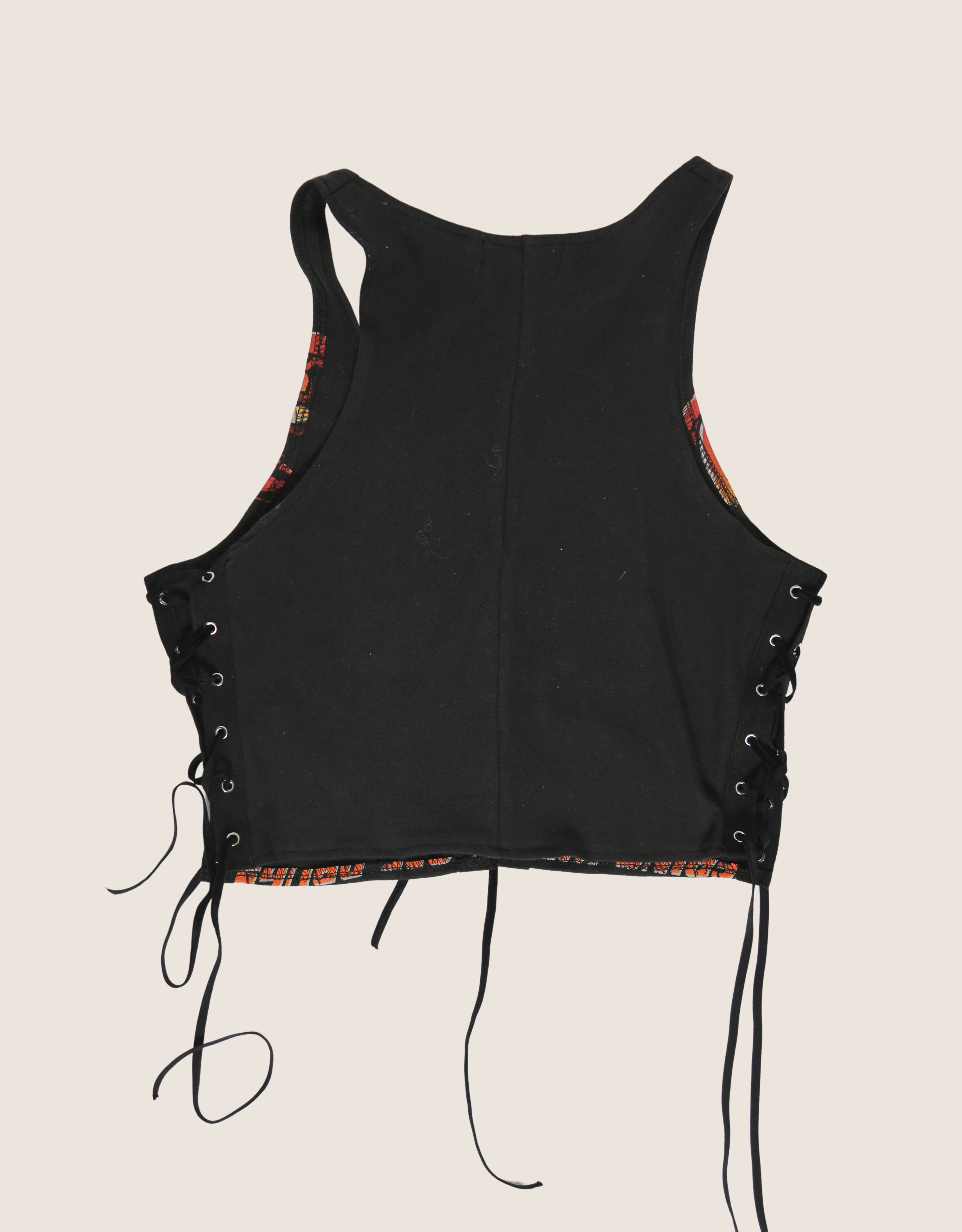 d.a.r.e. racing all laced up reworked tank (xs/s)