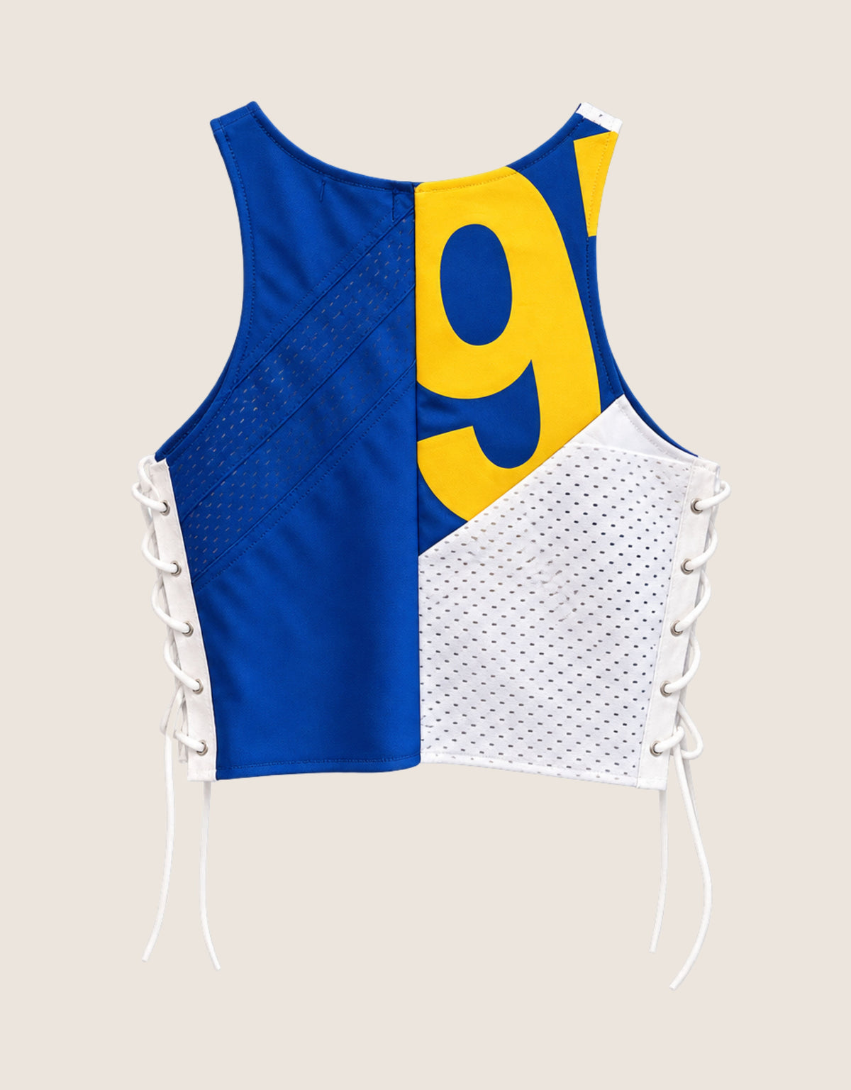 #99 hook and lace cropped tank (S)