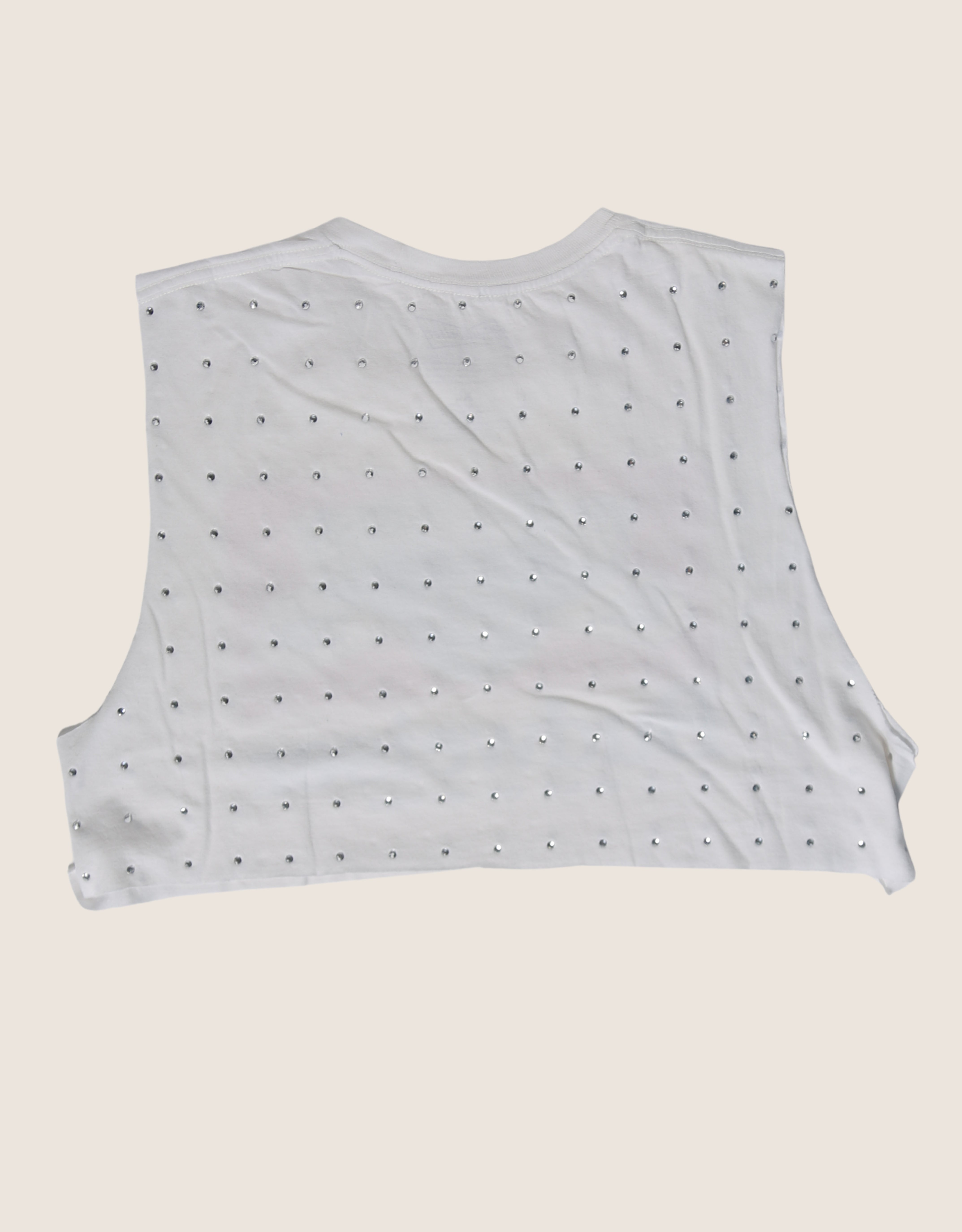 green bay rhinestone muscle tank (small/med)