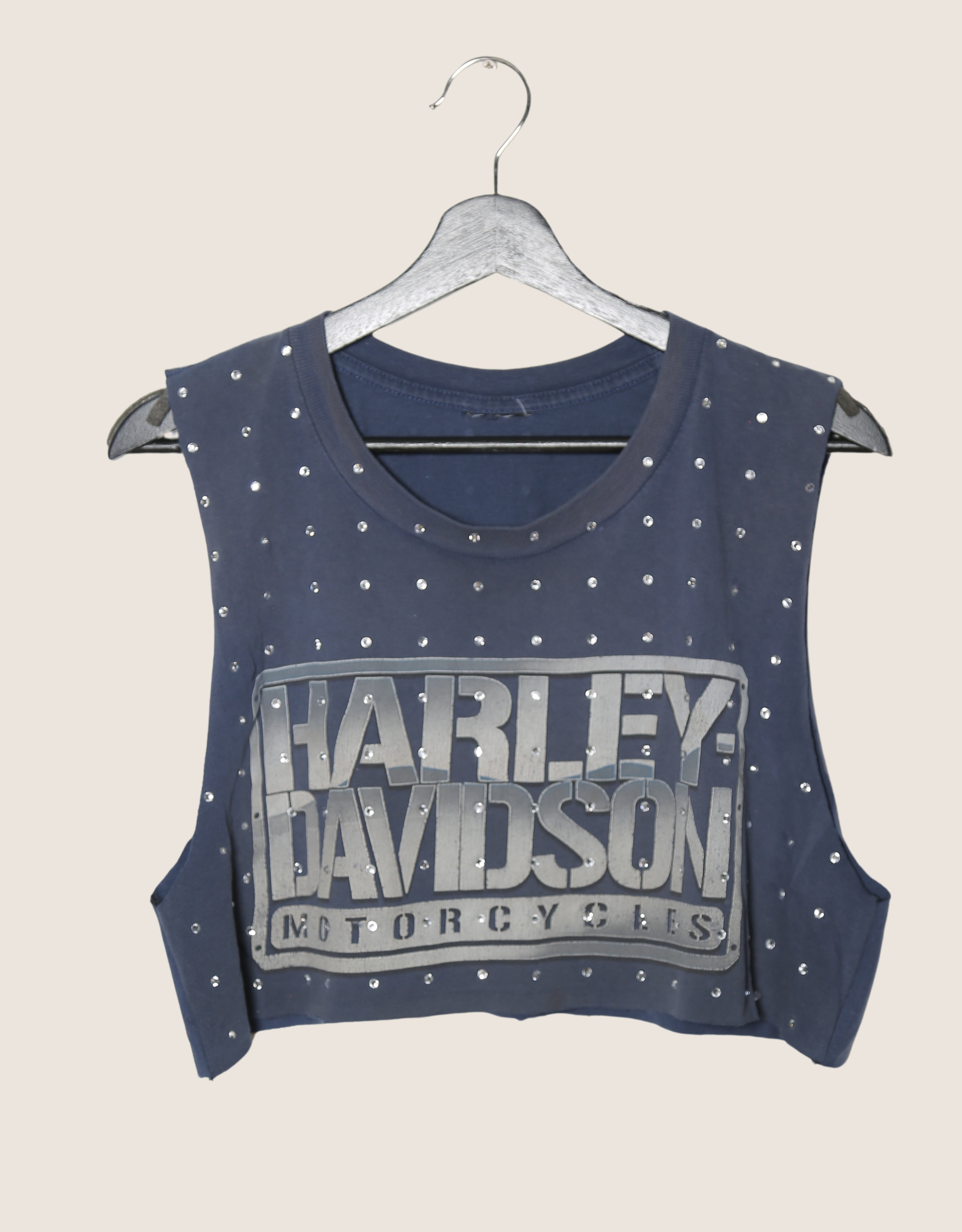 harley davidson rhinestone muscle tank