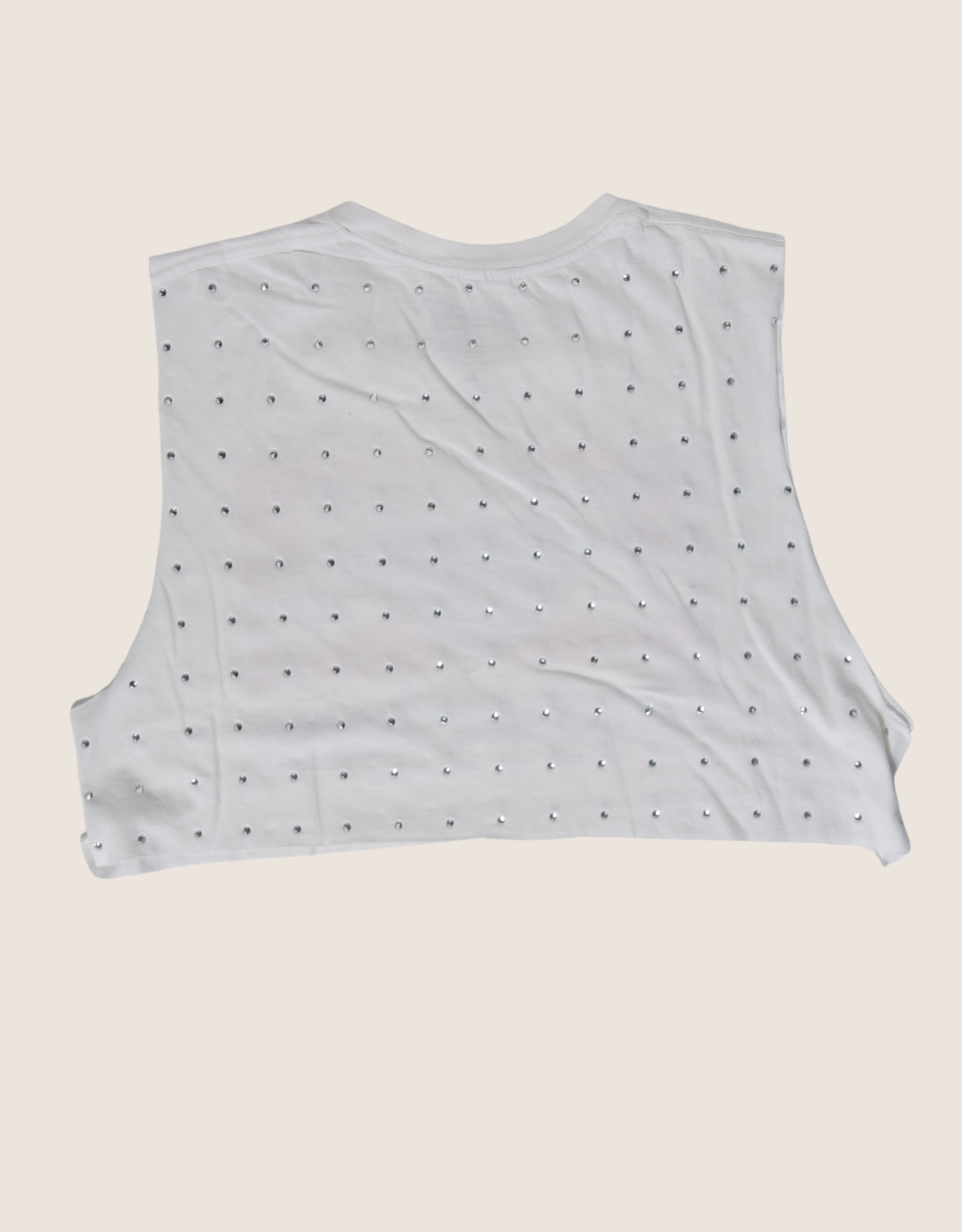 polo rhinestone muscle tank (med/large)