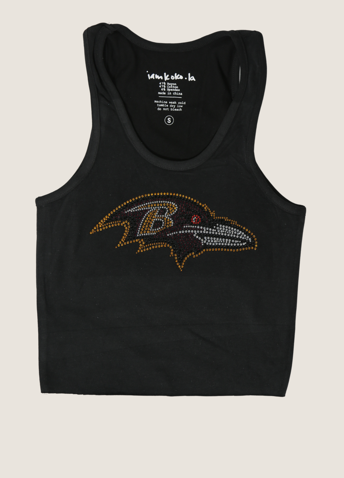 Baltimore Ravens bling tank