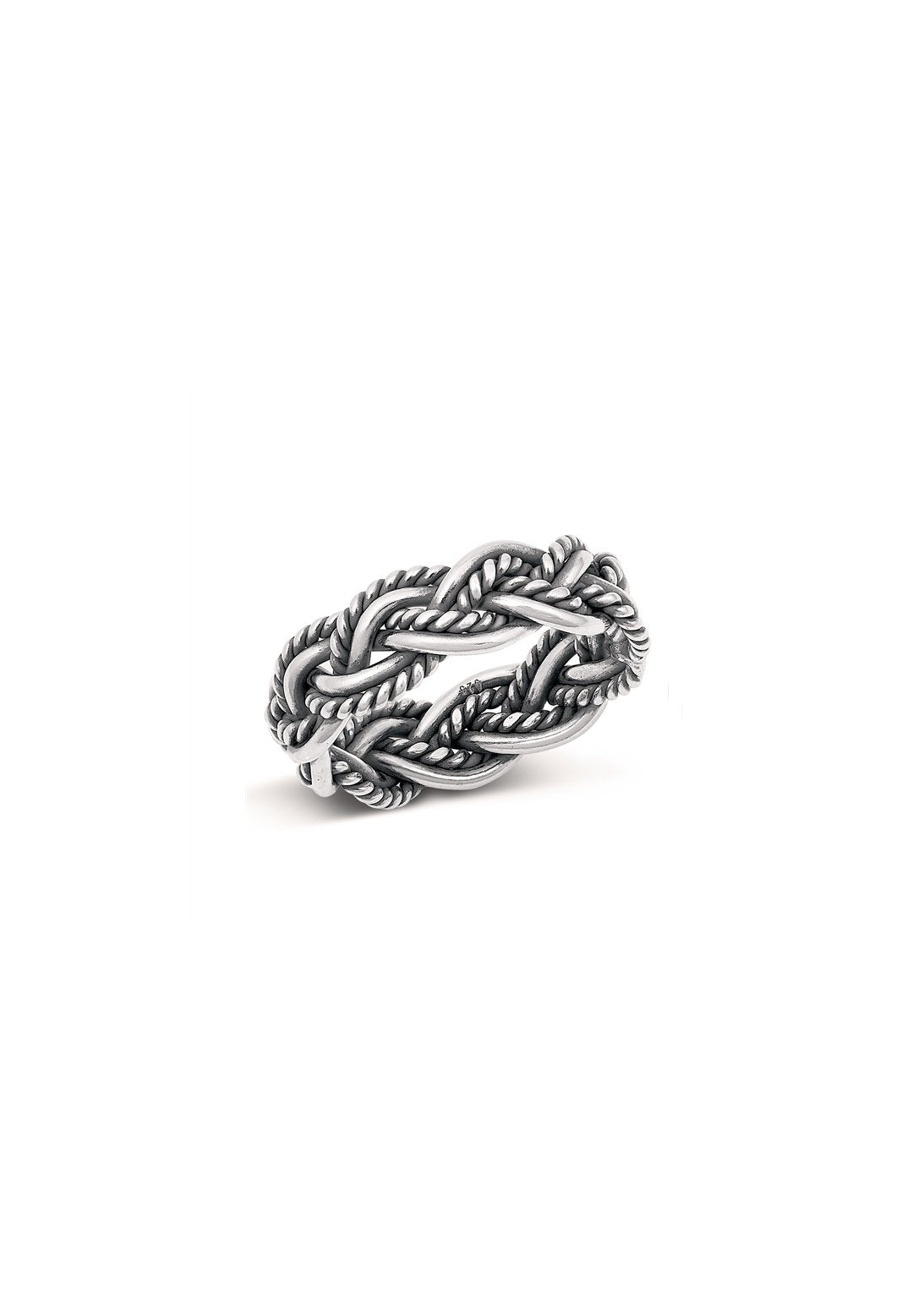thick braided rope ring