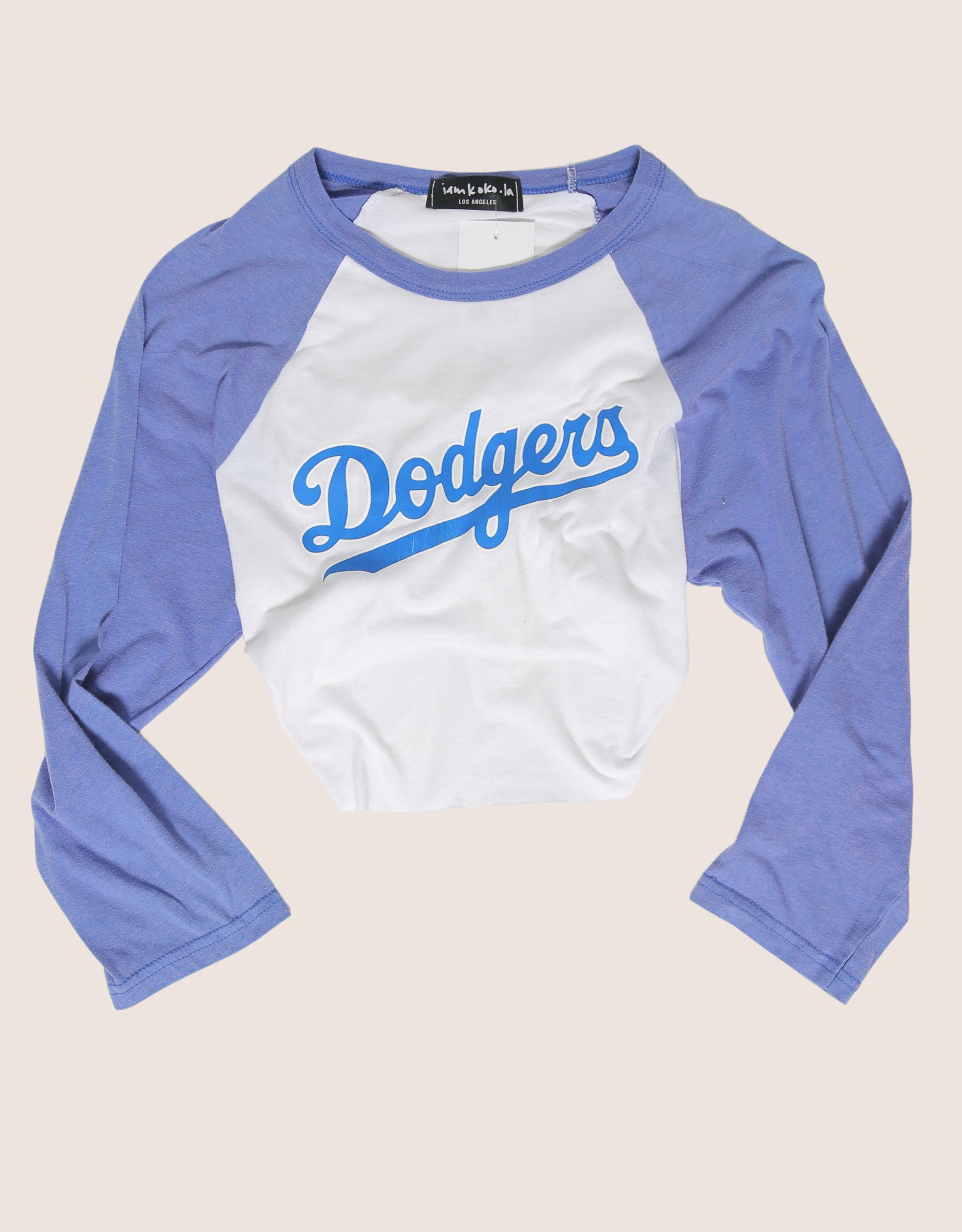 dodgers reworked open back tee