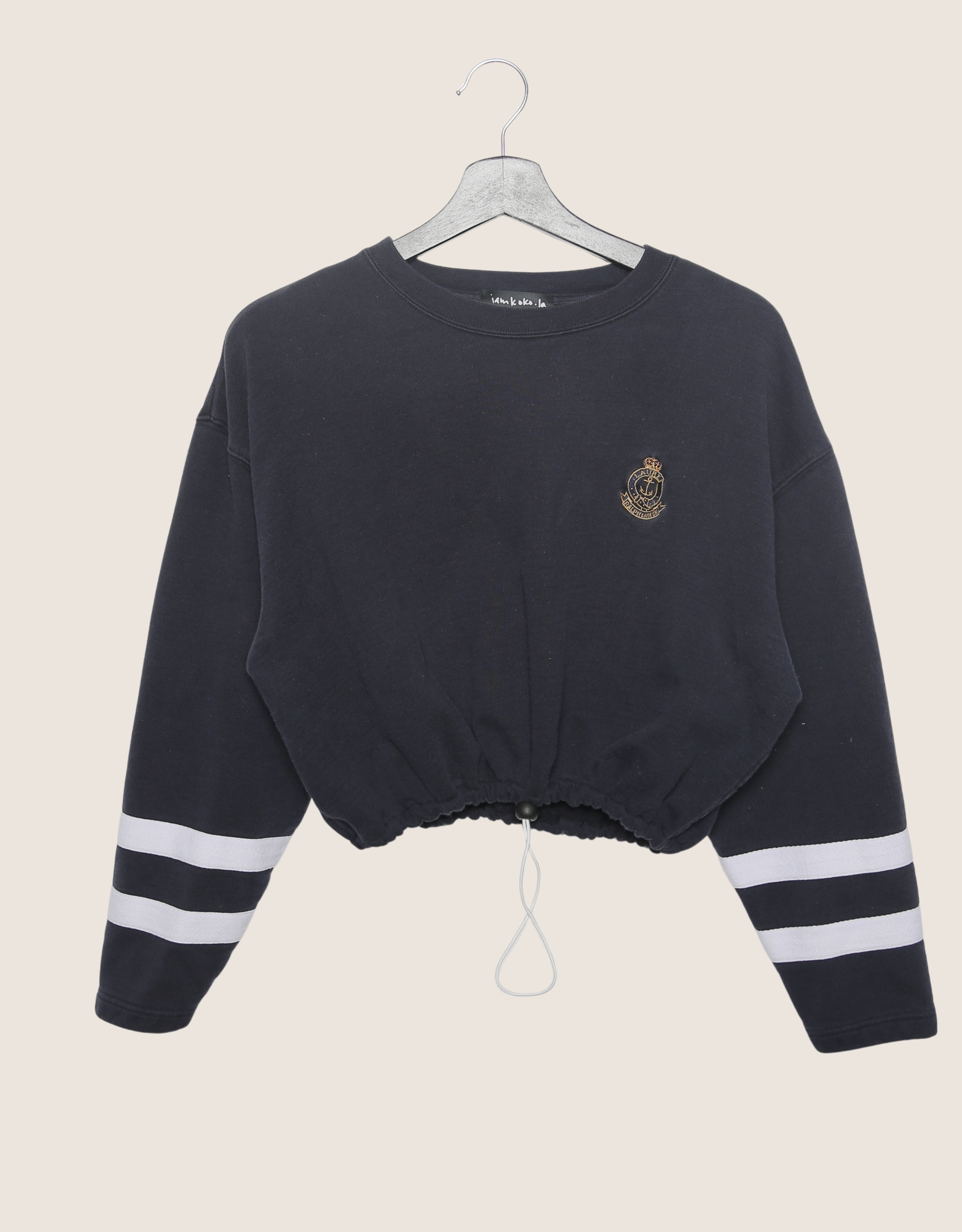 polo reworked scrunch sweatshirt (small/medium)
