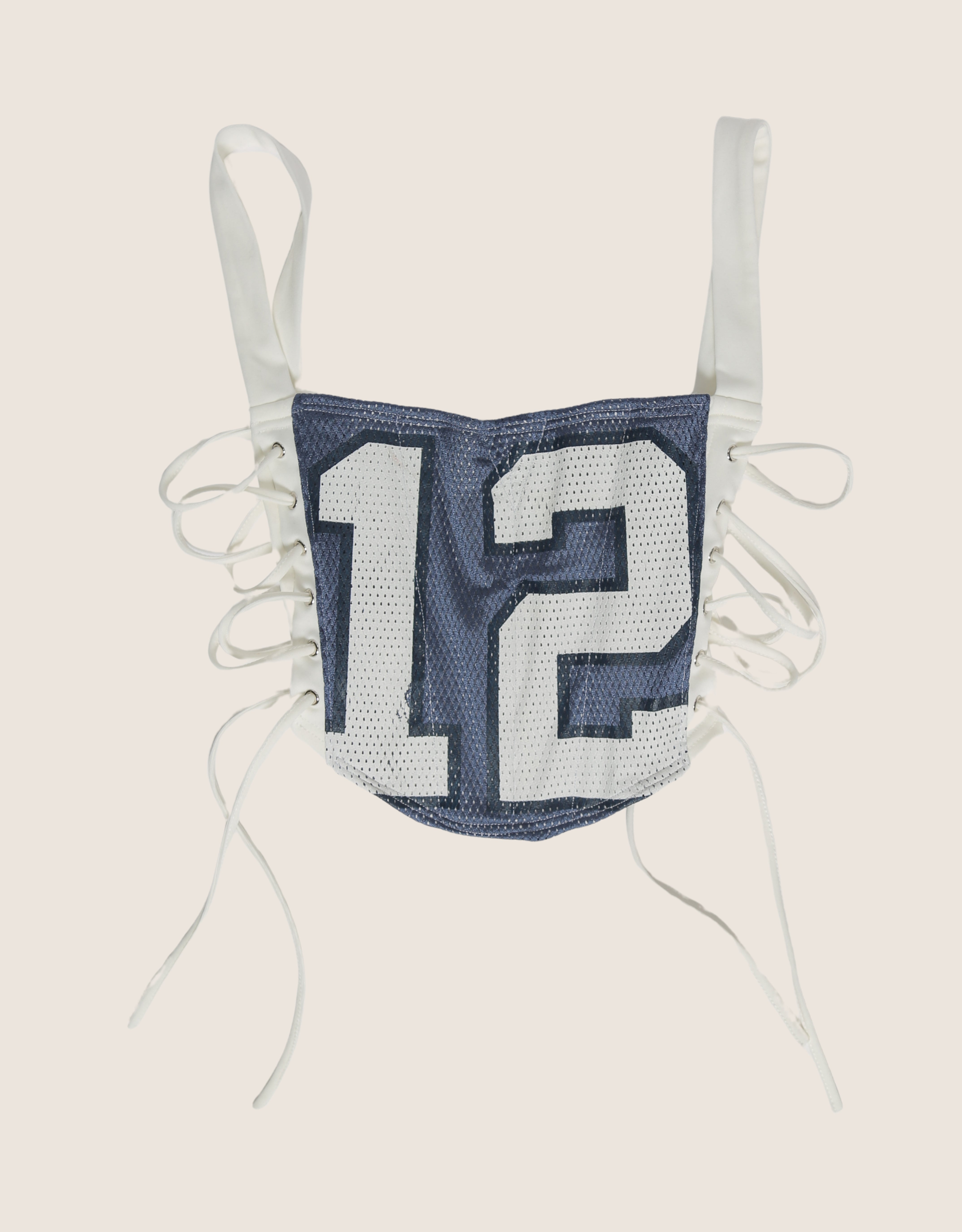 seahawks reworked corset with matching shrug