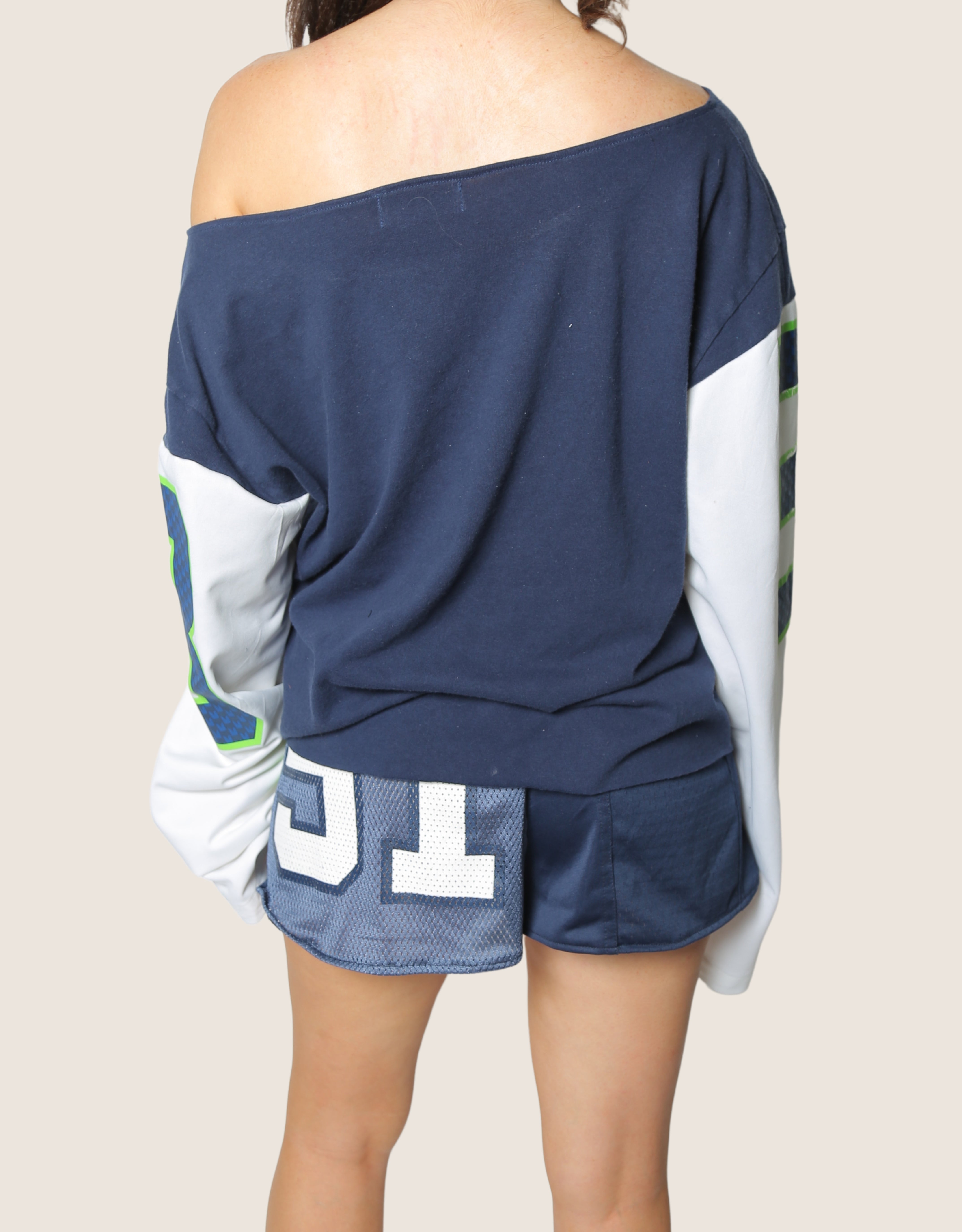 seahawks off the shoulder top