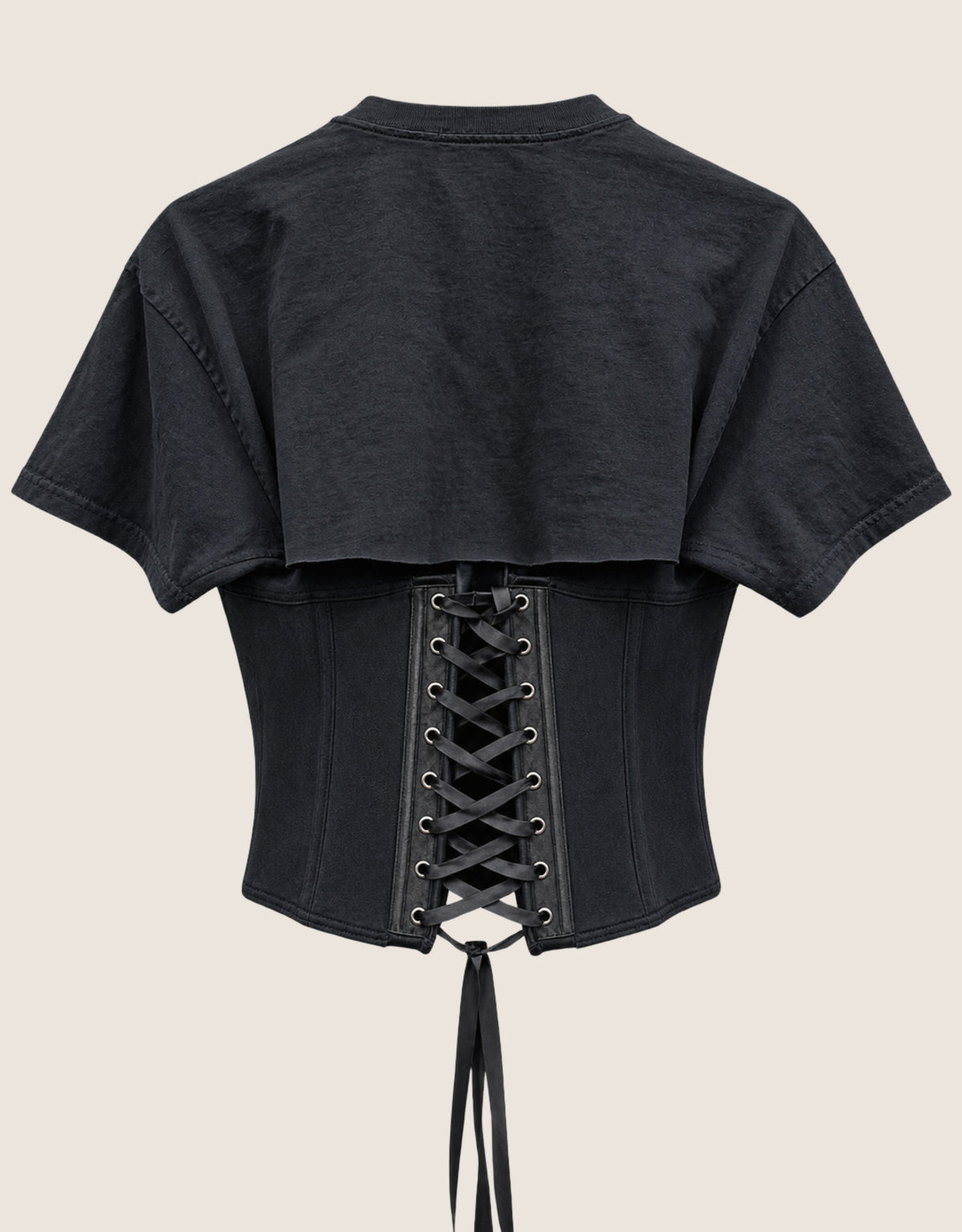 selena snap corset t shirt (M)