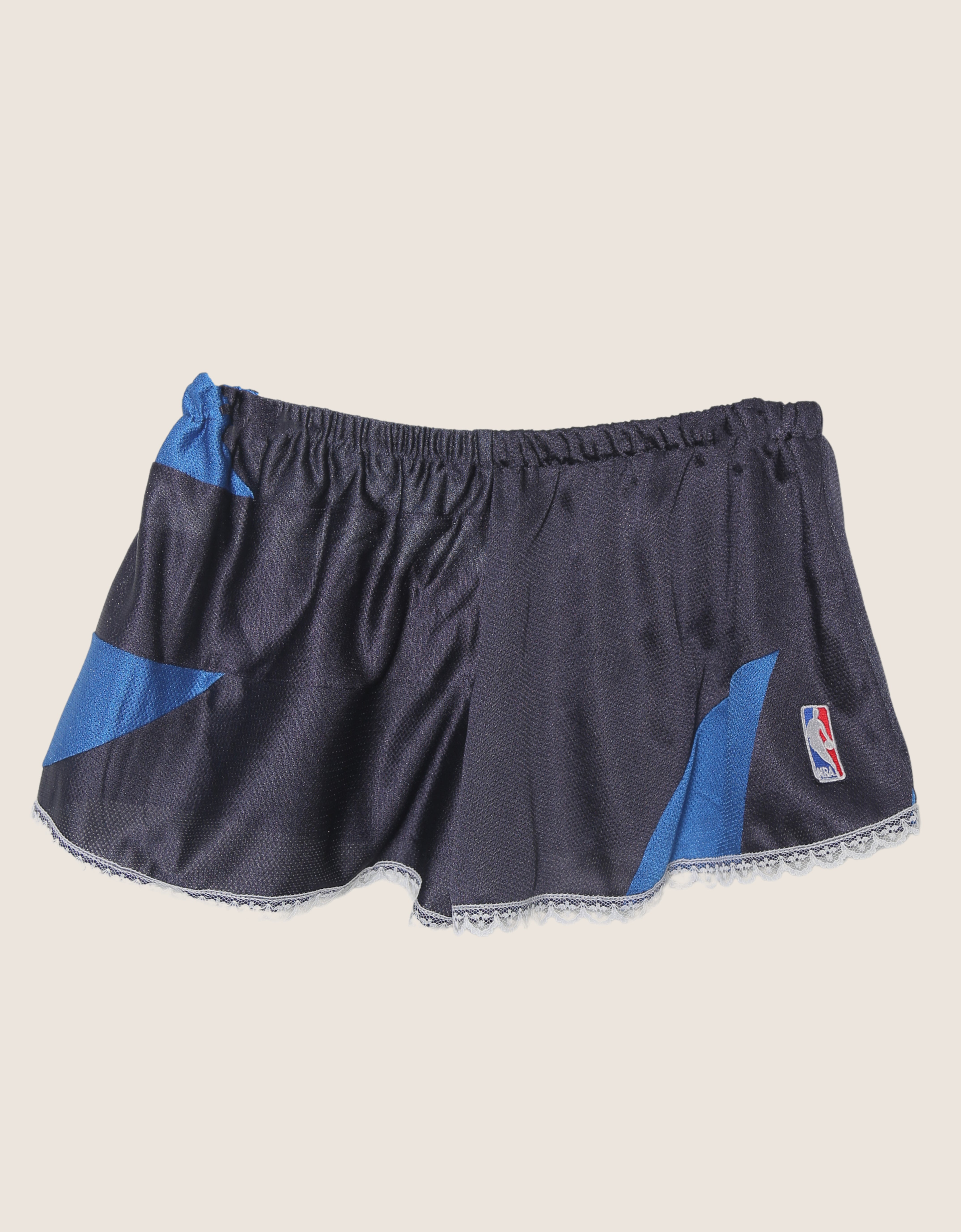 dallas mavs reworked mini shorts (m)