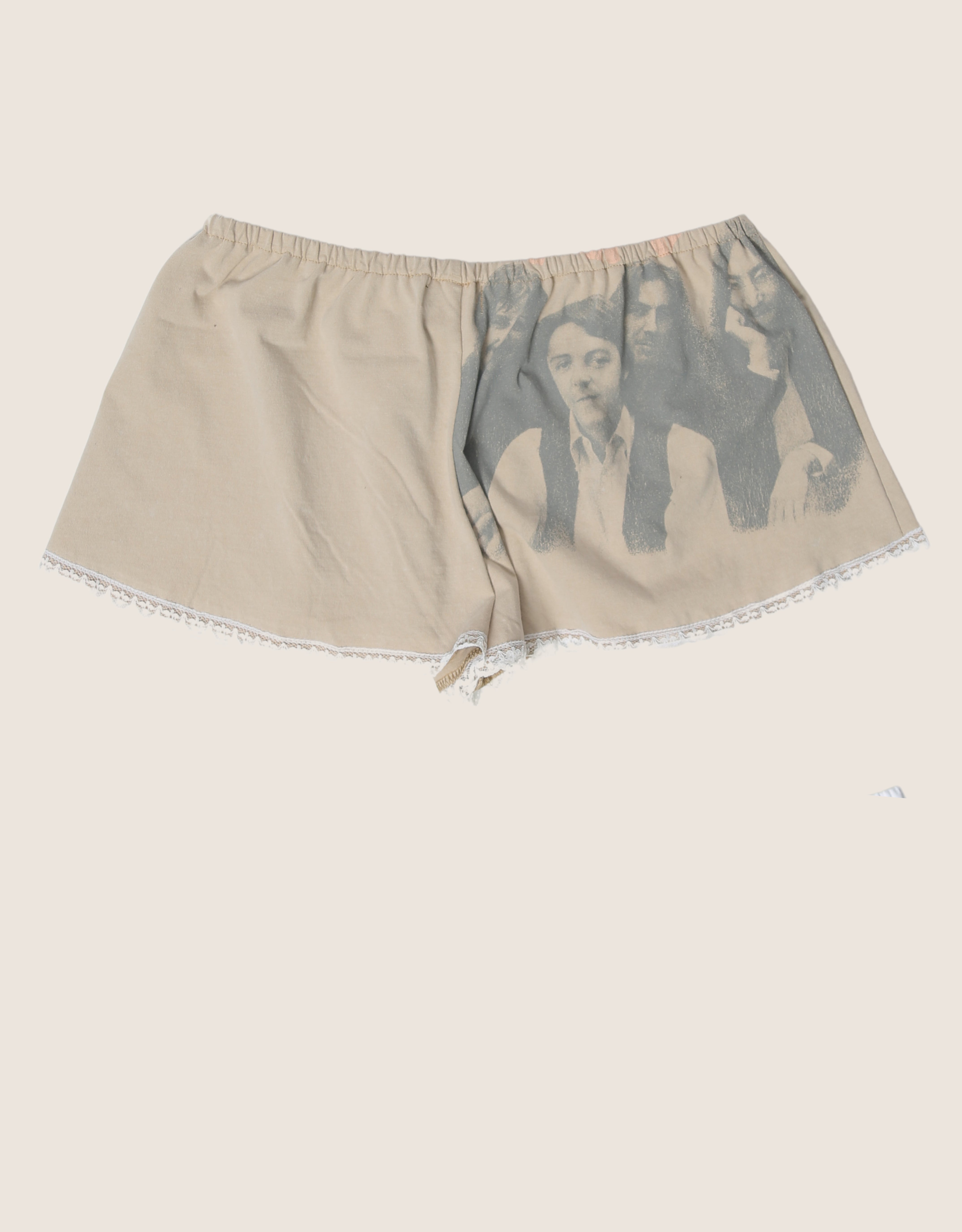 the beatles reworked mini shorts (S)