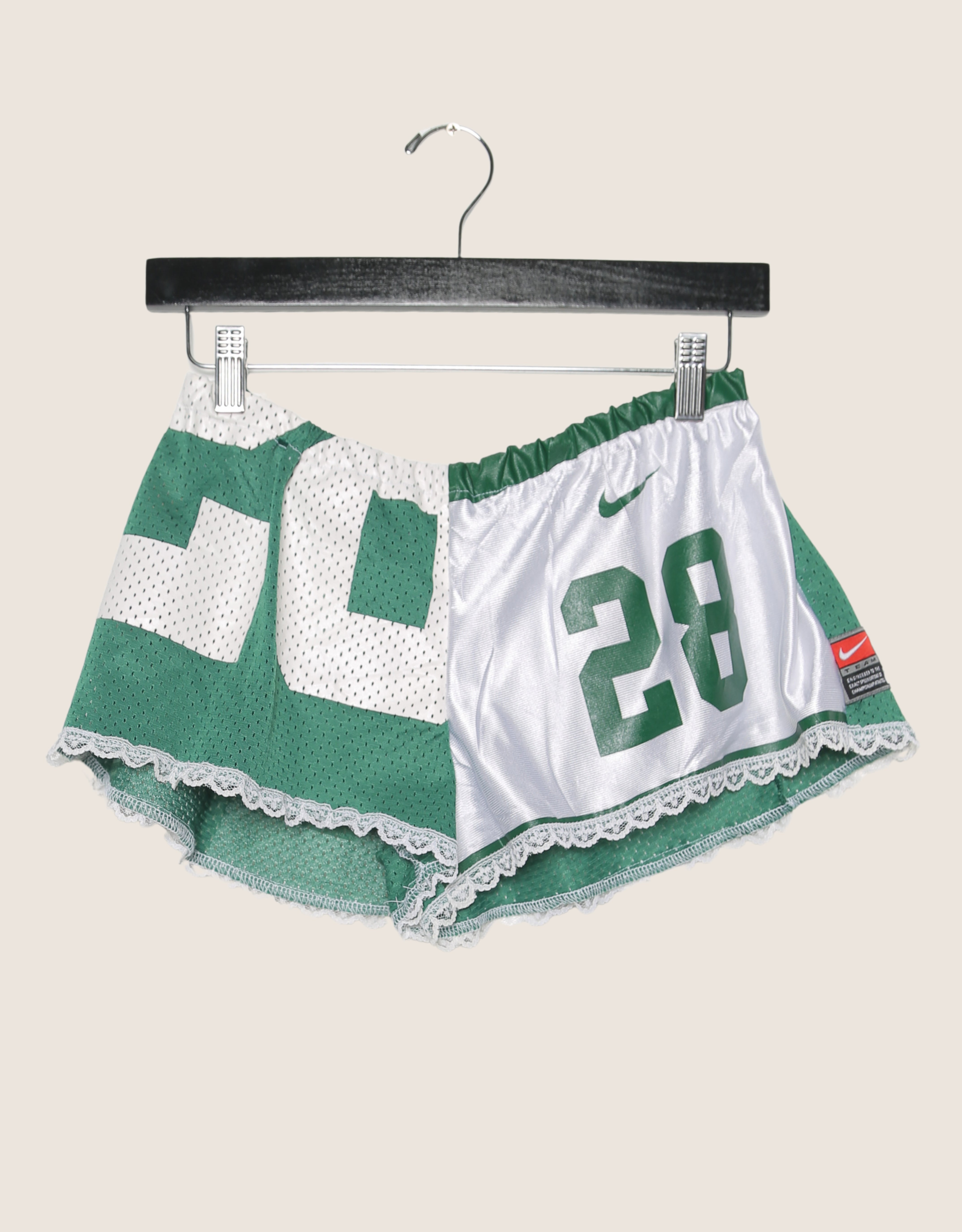 jets 28 reworked mini shorts (small)