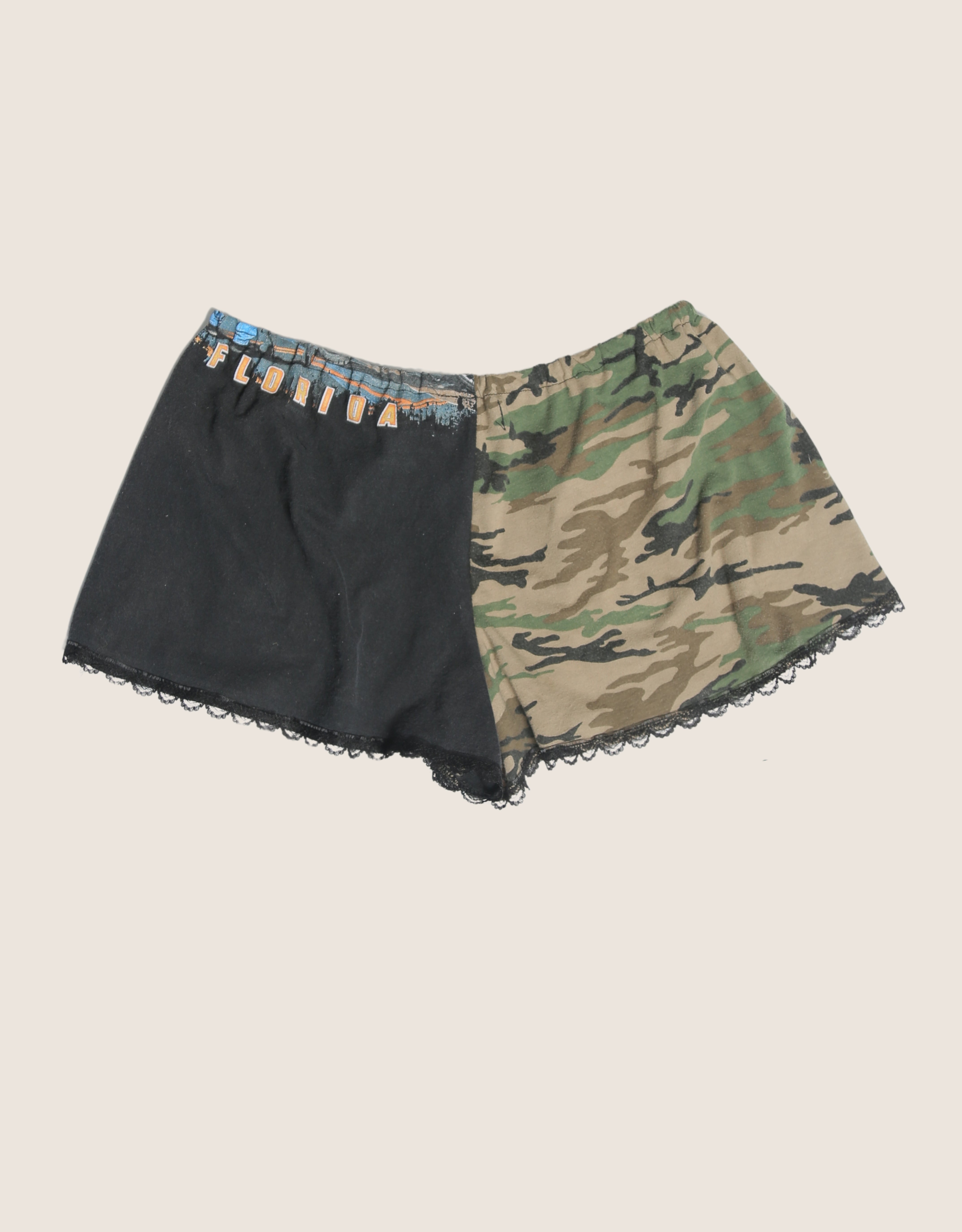 harley florida reworked mini shorts (small)