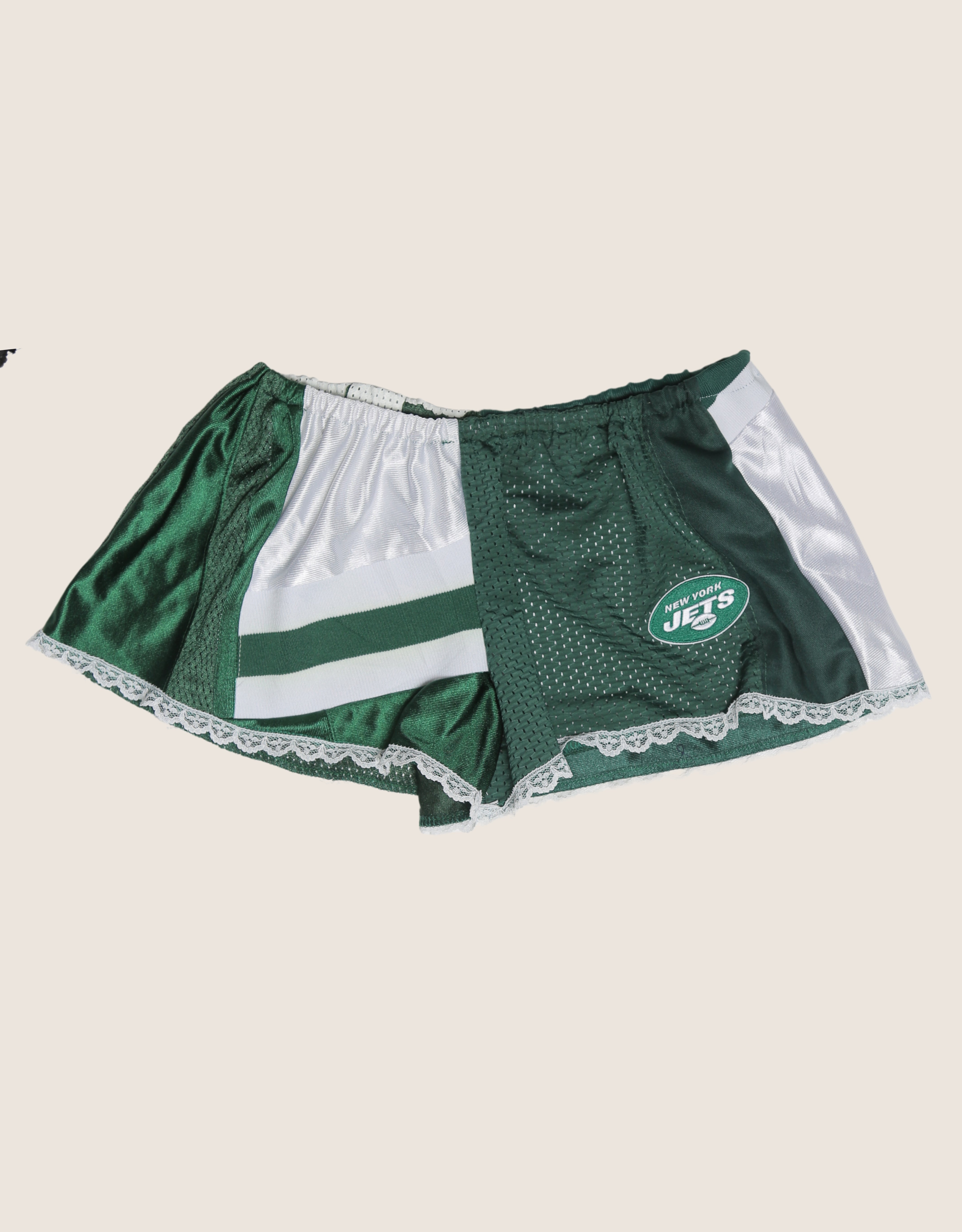 jets reworked mini shorts (xs)