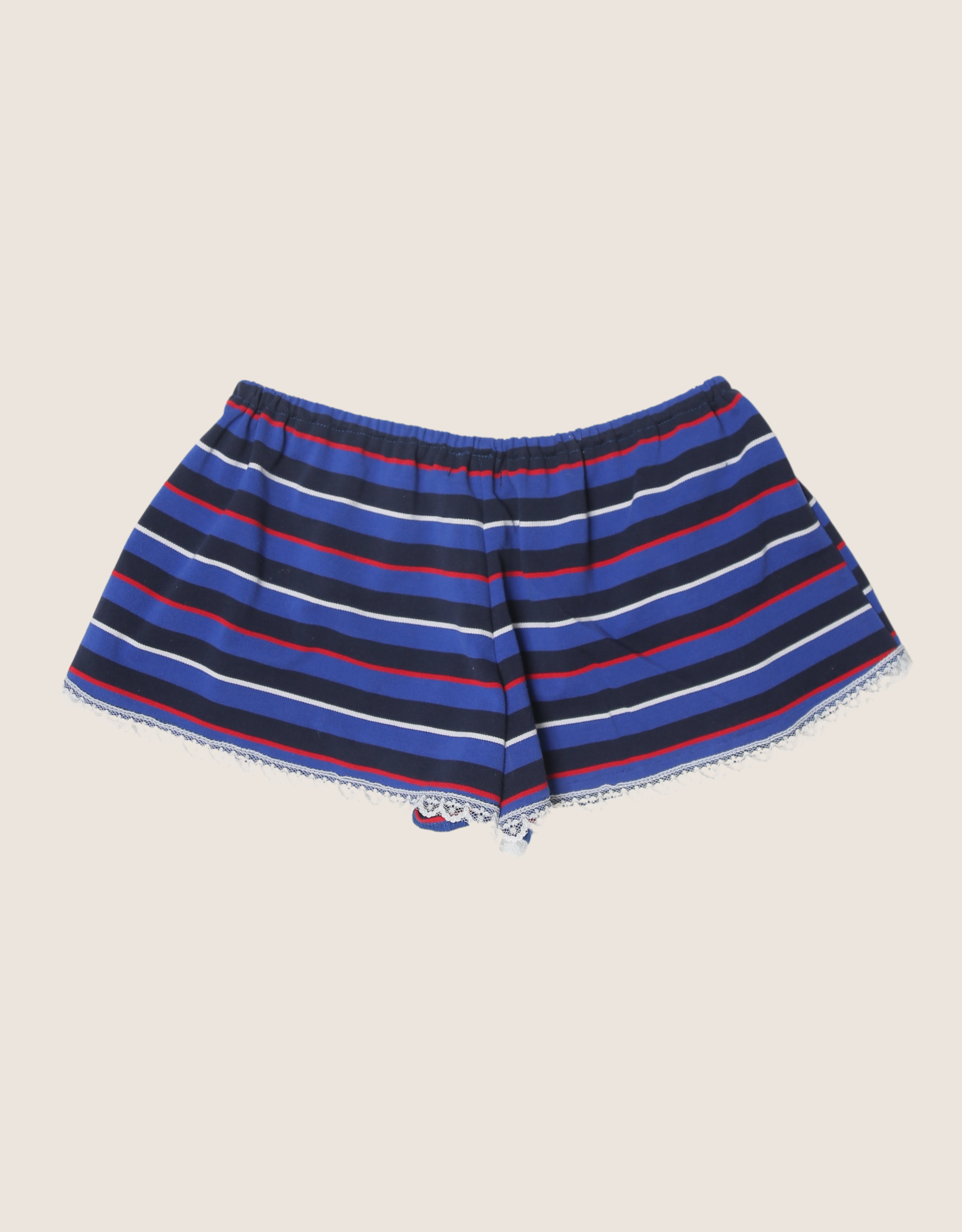 polo blues reworked mini shorts (S)