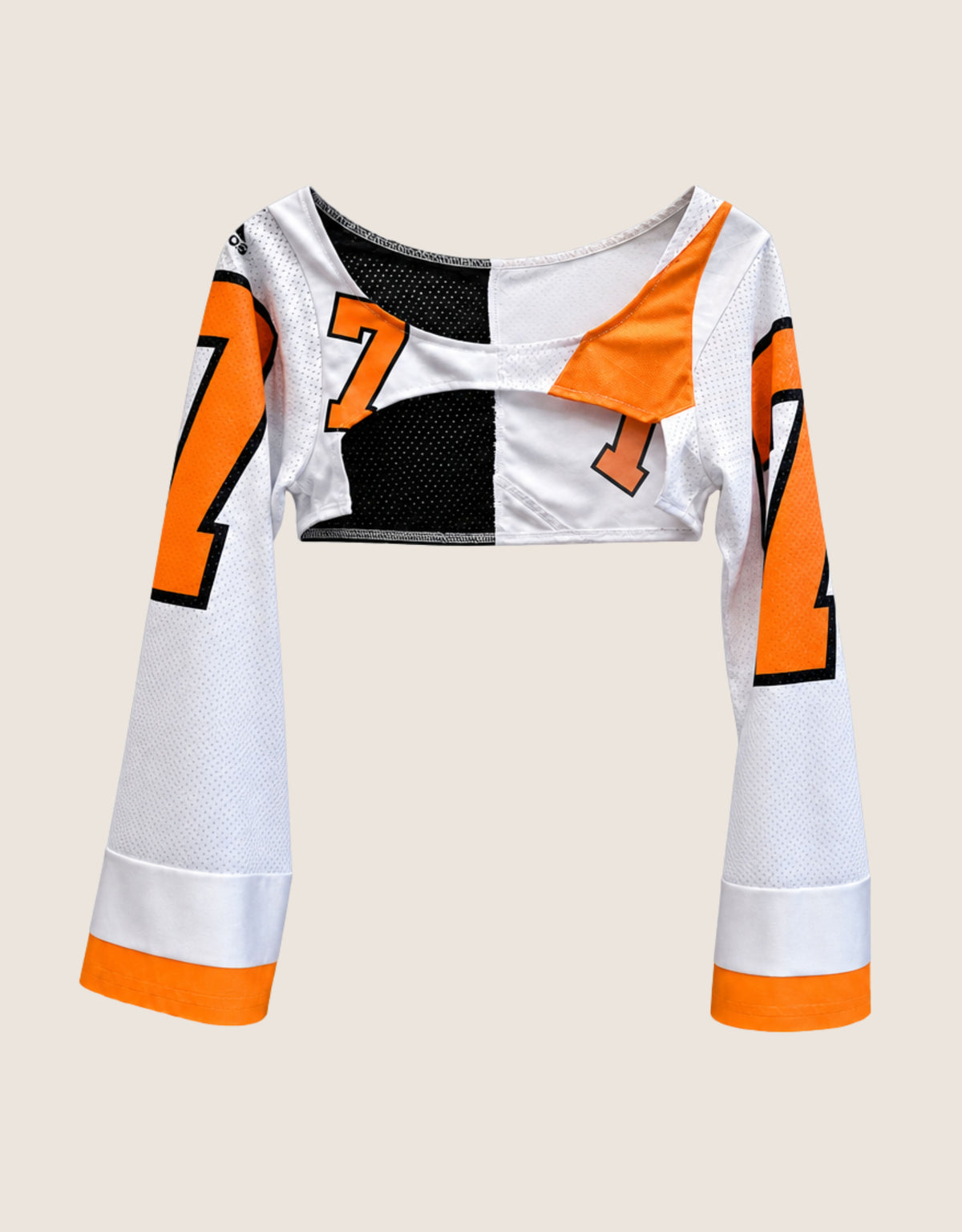 #7 long sleeve reworked jersey shrug (S)