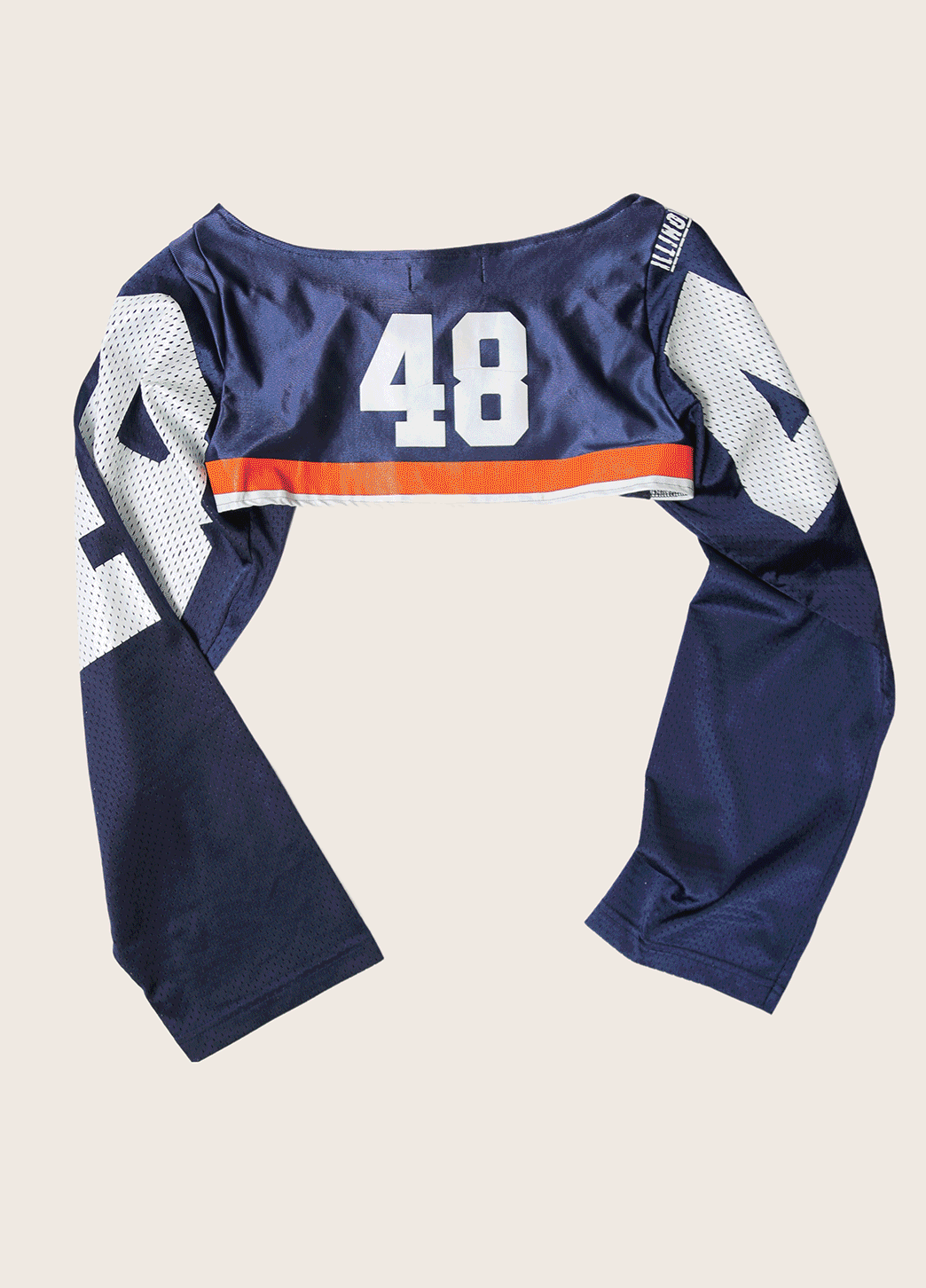 custom reworked jersey shrug