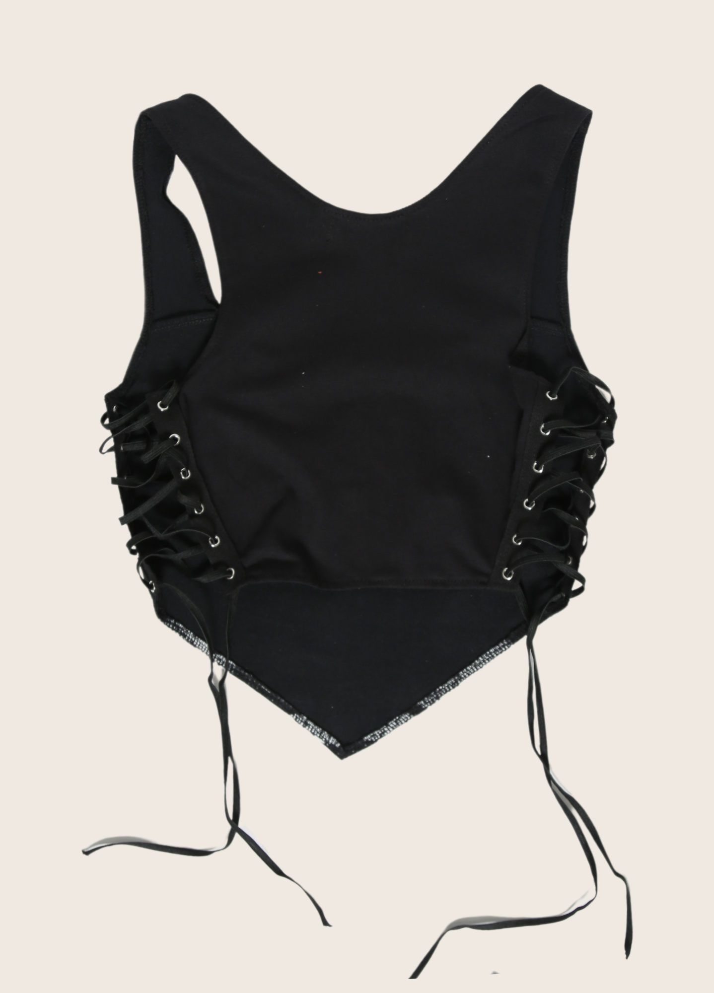 custom Future middle finger side lace tank top
