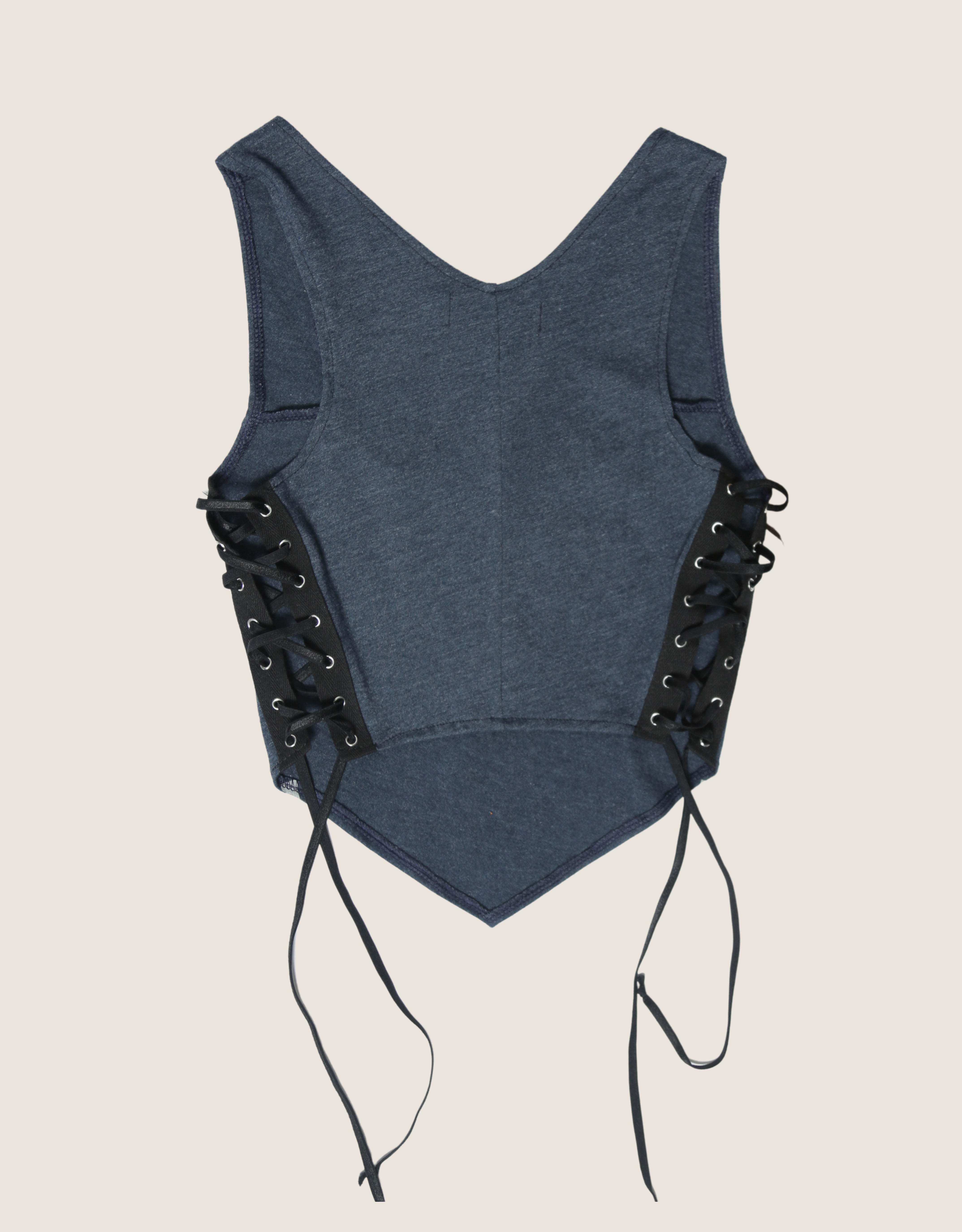 harley 1903 reworked side lace tank top (S)