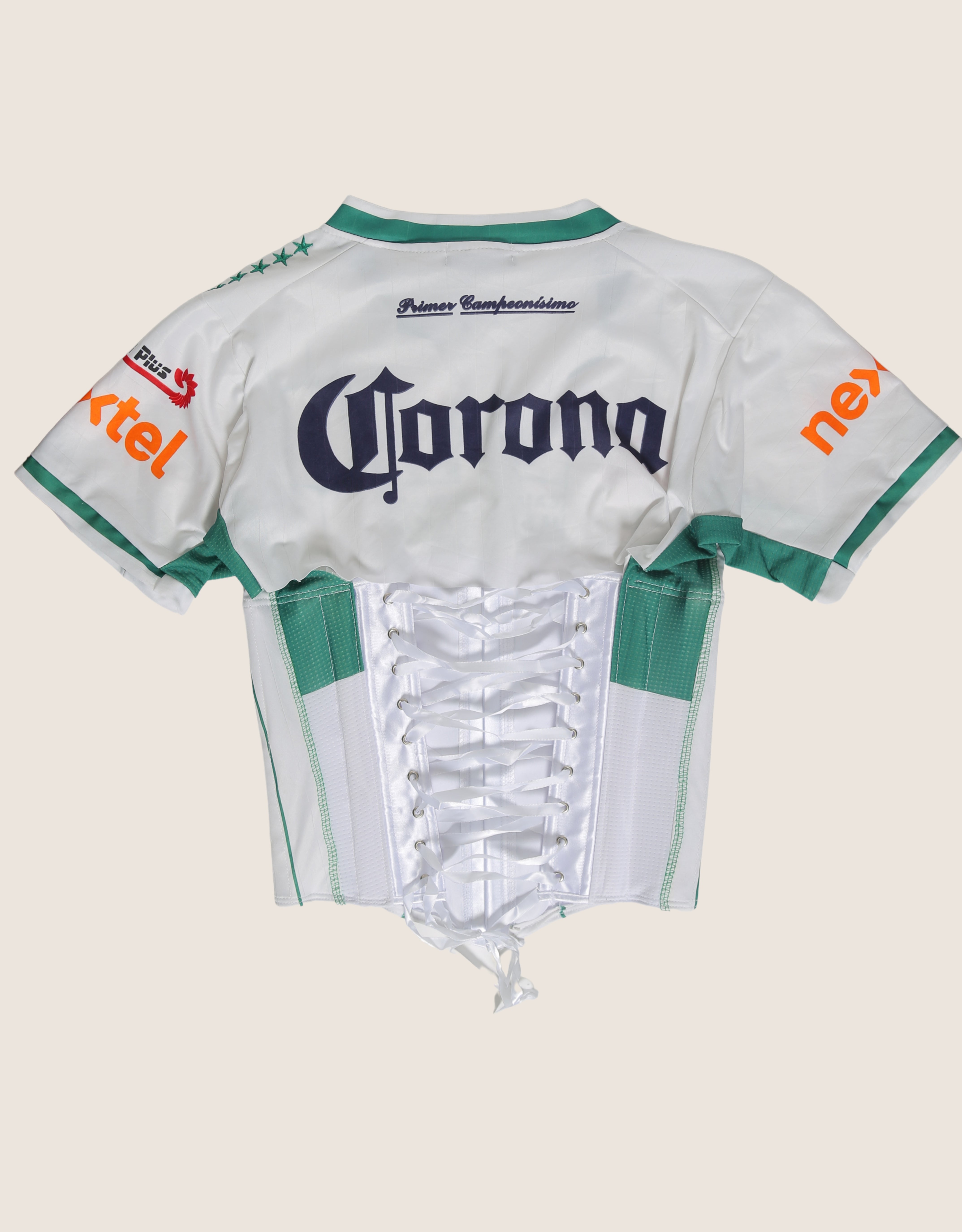 leon soccer reworked snap corset jersey