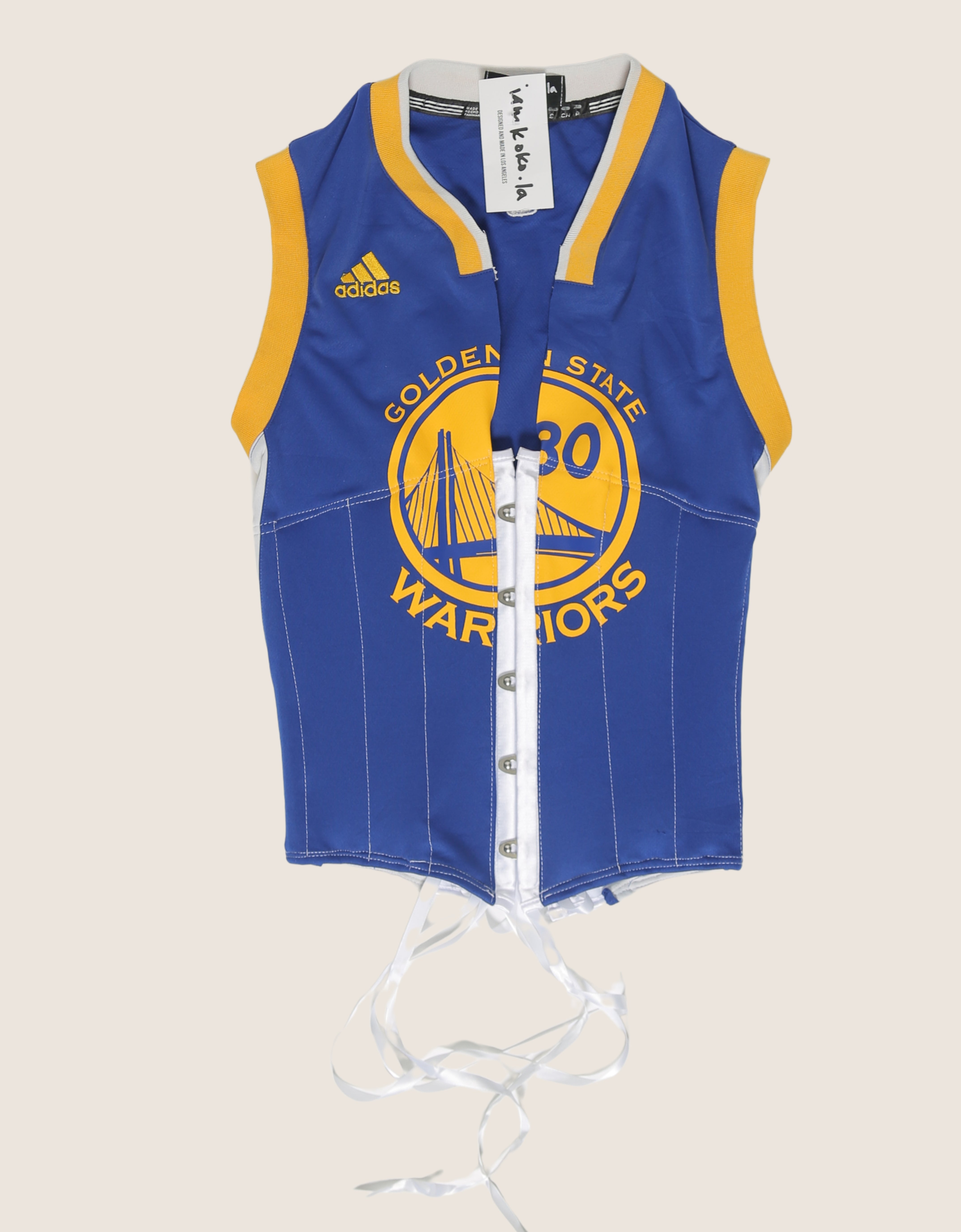 golden state 3o reworked snap corset jersey (xs/s)